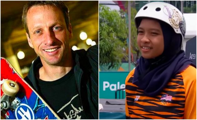 Teruk Dihentam Netizen, Skater Pro Tony Hawk Nyatakan Sokongan Untuk Fatin Syahirah