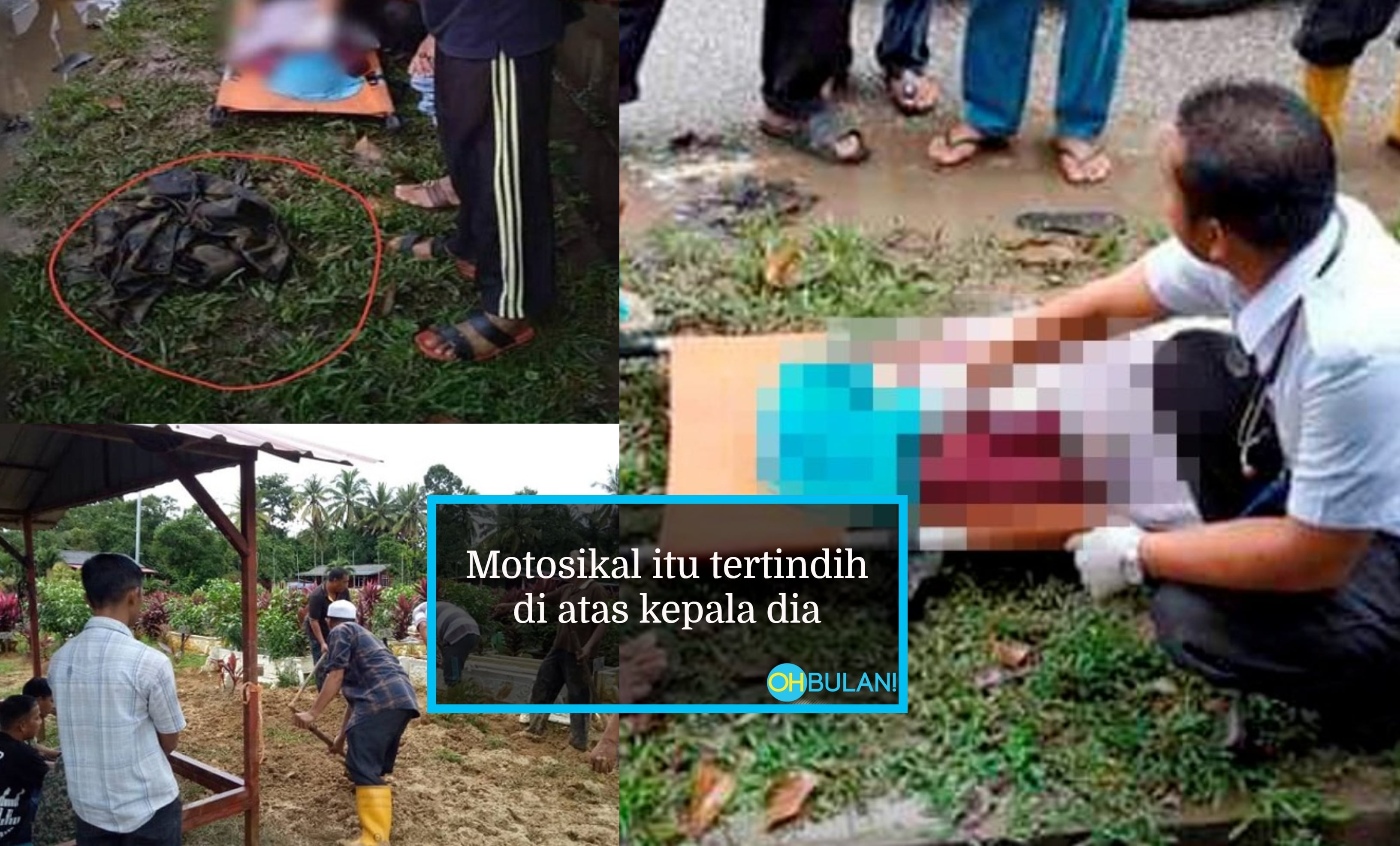 Murid Tahun 4 Maut, Baju Hujan Tersangkut Di Motosikal & Menjerut Leher