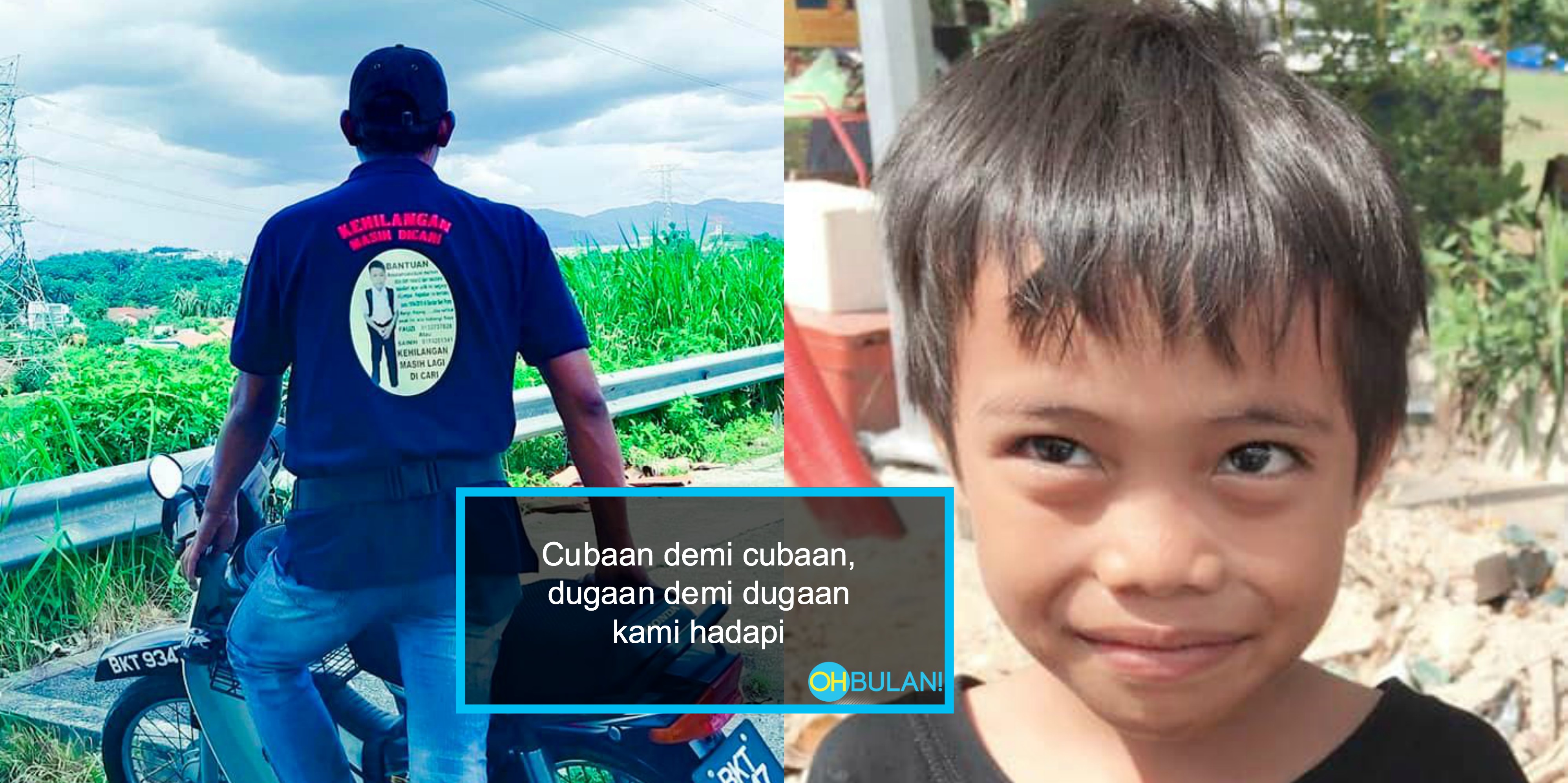 ‘Print’ Gambar Anak Pada Baju, Bapa Luah Rasa Sayu Anak Hilang Lebih 8 Bulan