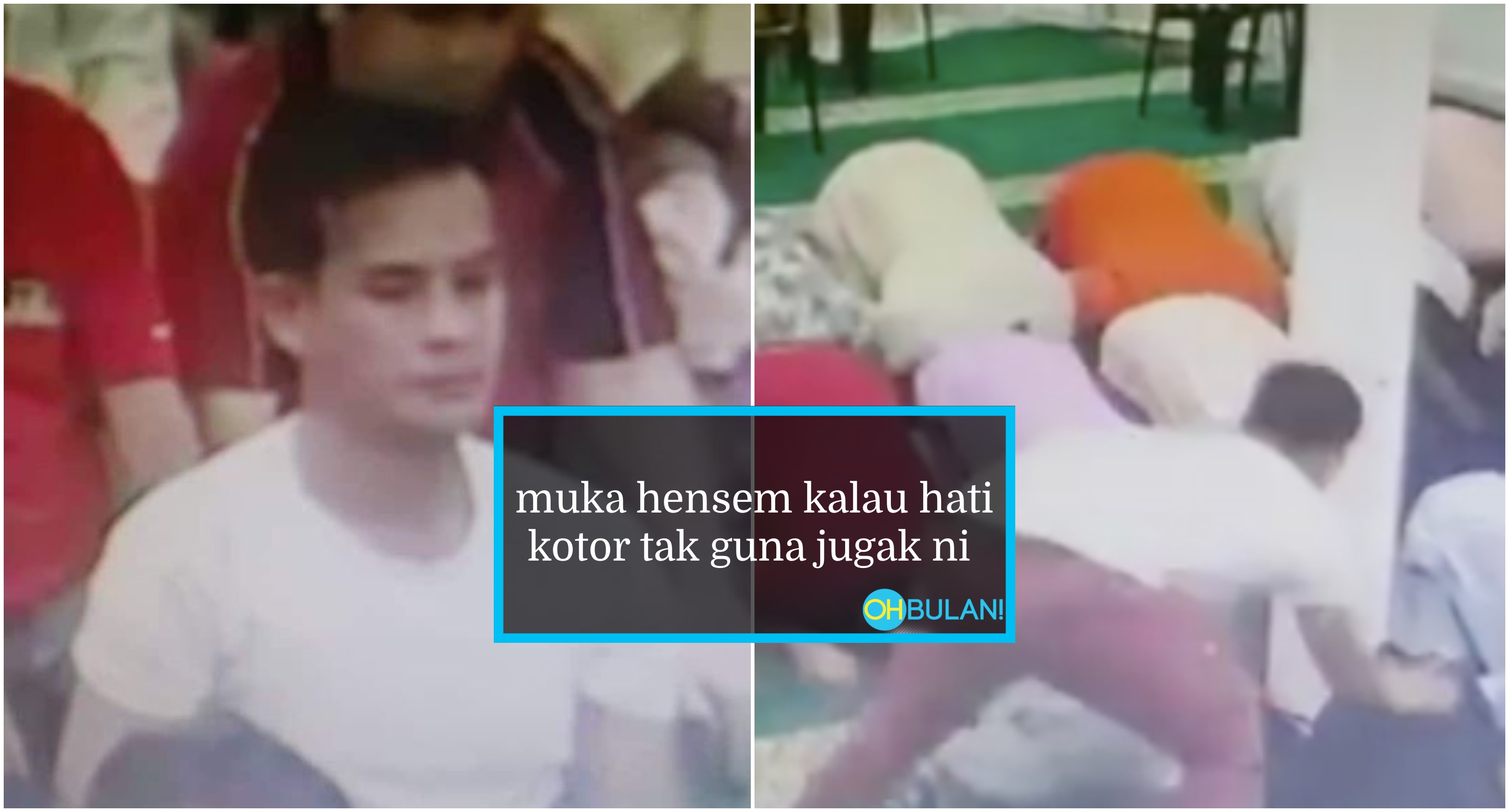 ‘Ini Dinamakan Setan Bertopengkan Manusia’ – Berlakon Solat, Sujud Sebelum Mencuri Bag
