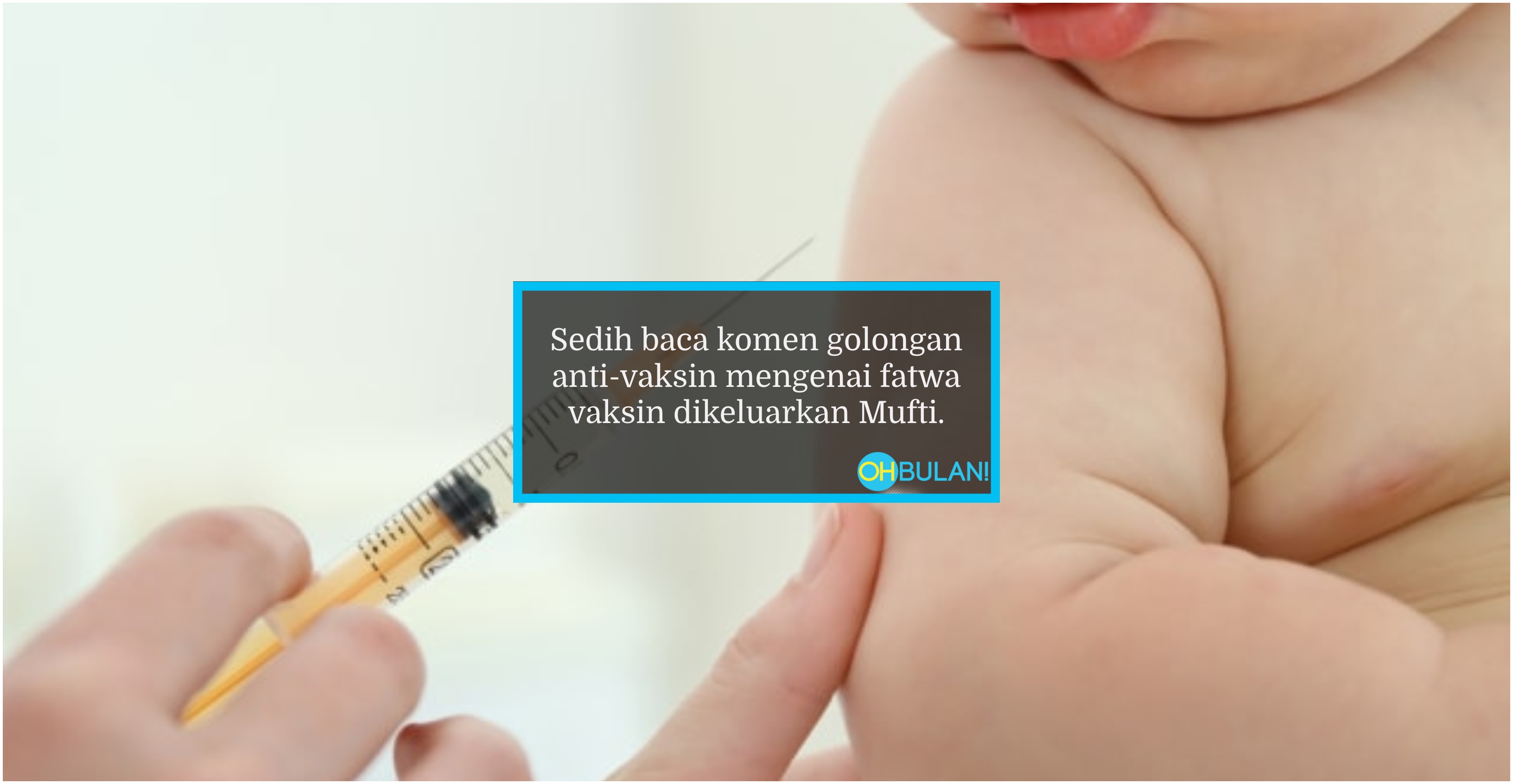 Sudahlah Tak Mahu Vaksin Anak, Siap Merendahkan Fatwa Mufti Pula! Anti-Vaksin Makin Melampau