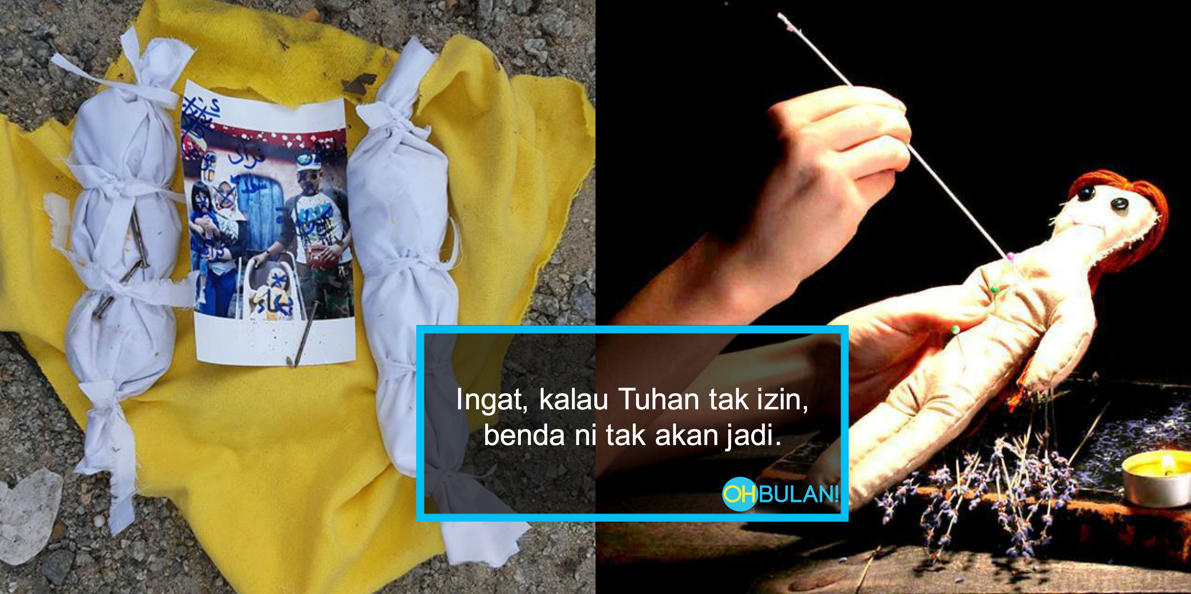 Lelaki Terkejut Jumpa Balutan Kain Berisi Patung Sihir, Gambar Keluarga Diambil Dari Facebook