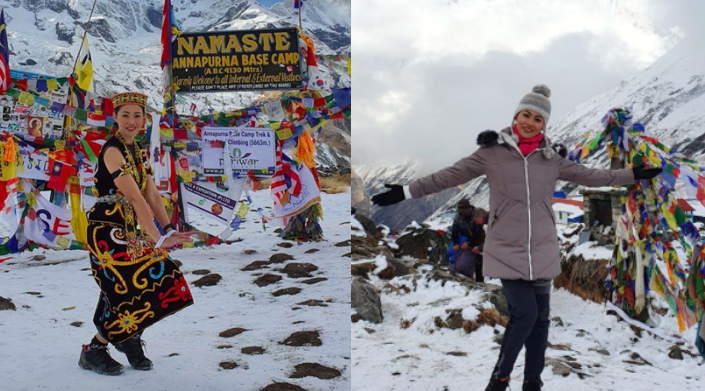 Berpakaian Tradisional Sarawak Di Puncak Himalaya, Siapa Sebenarnya Wanita Ini?