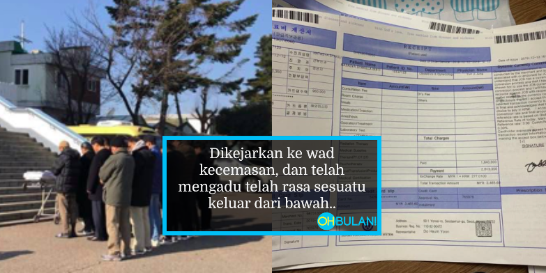 Percutian Ke Korea Bertukar Hiba, Wanita Bersalin Bayi Pra Matang & Perlukan Hampir RM100k
