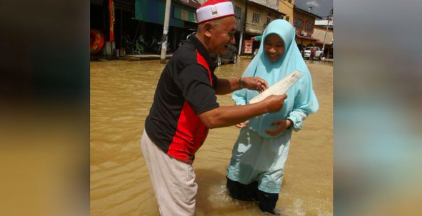 Berbaloi Harung Banjir, Adik Suffiah Raih 10A Dalam PT3!