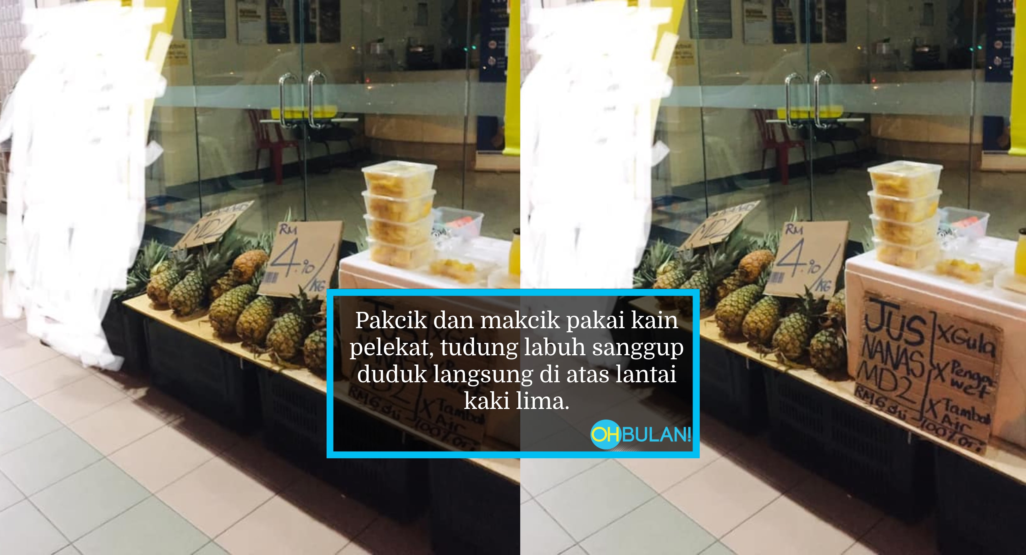 ‘Berniaga Itu Sunnah, Meminta-Meminta Bukan Sunnah’ – Lelaki Kongsi Realiti Sebenar Peniaga Kaki Lima