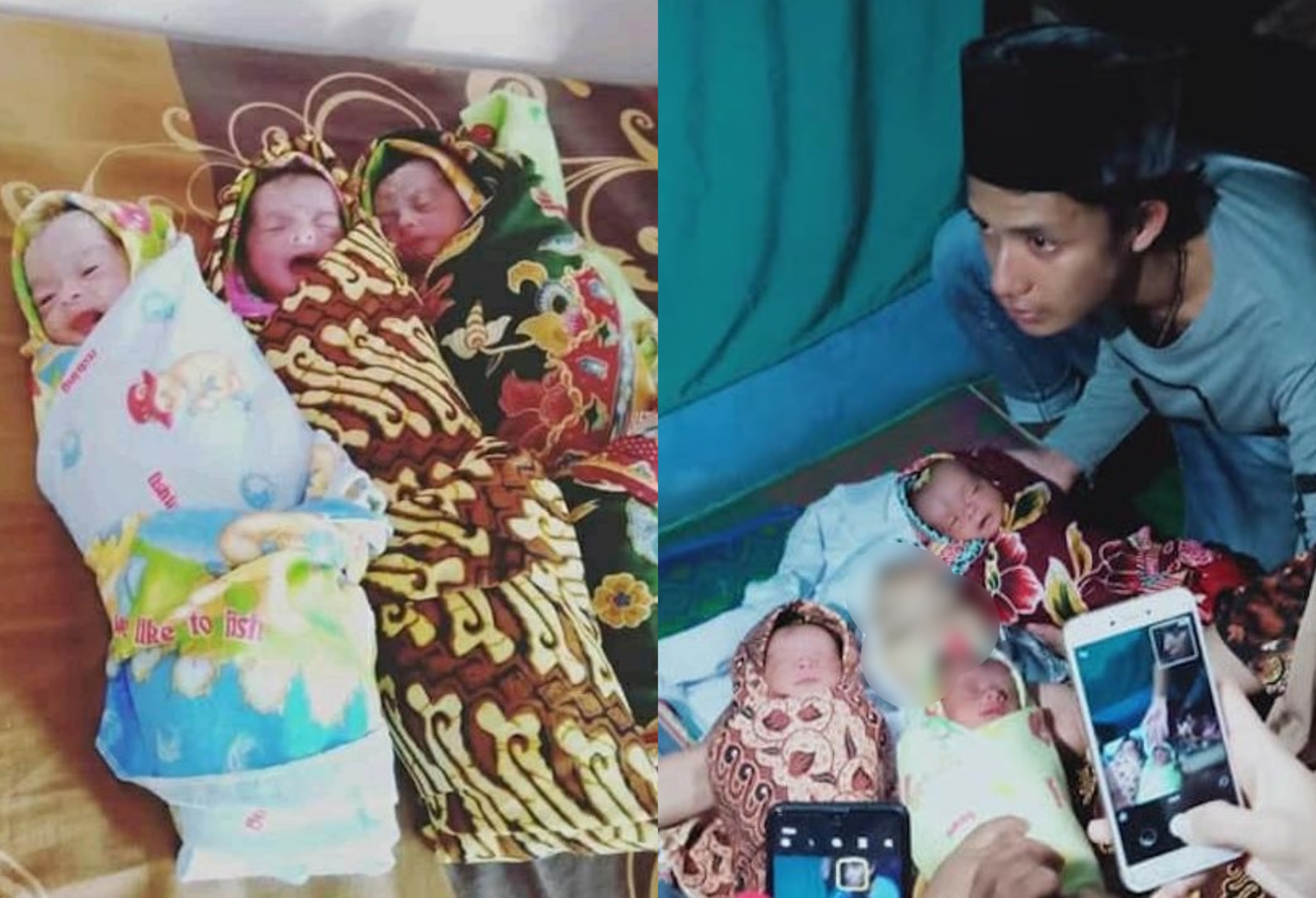 Pengorbanan Seorang Ibu, Lahir 3 Bayi Kembar Sebelum Temui Ajal