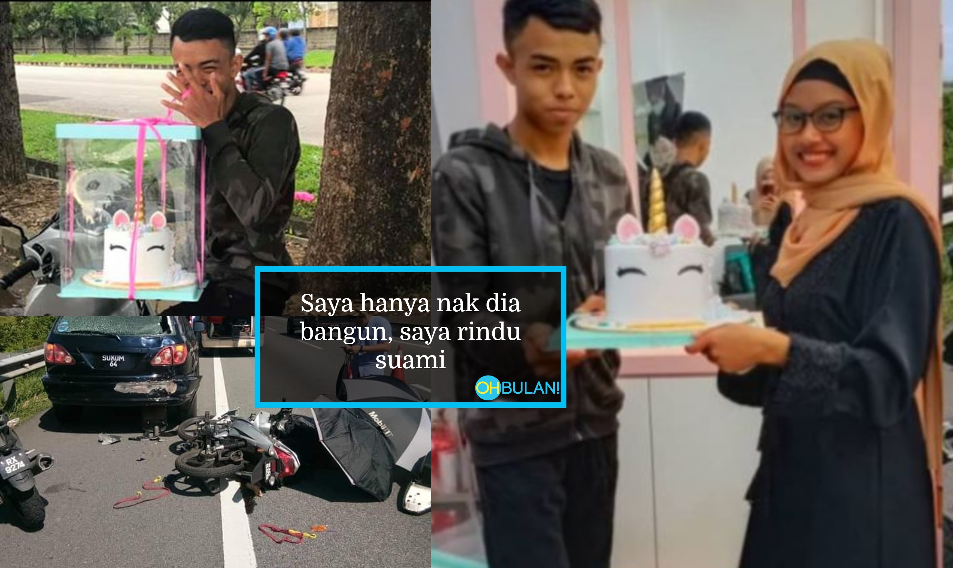 ‘Saya Tak Sangka Ada Kejutan Kedua’ – Suami Kemalangan Sehari Selepas Rai Hari Jadi Isteri