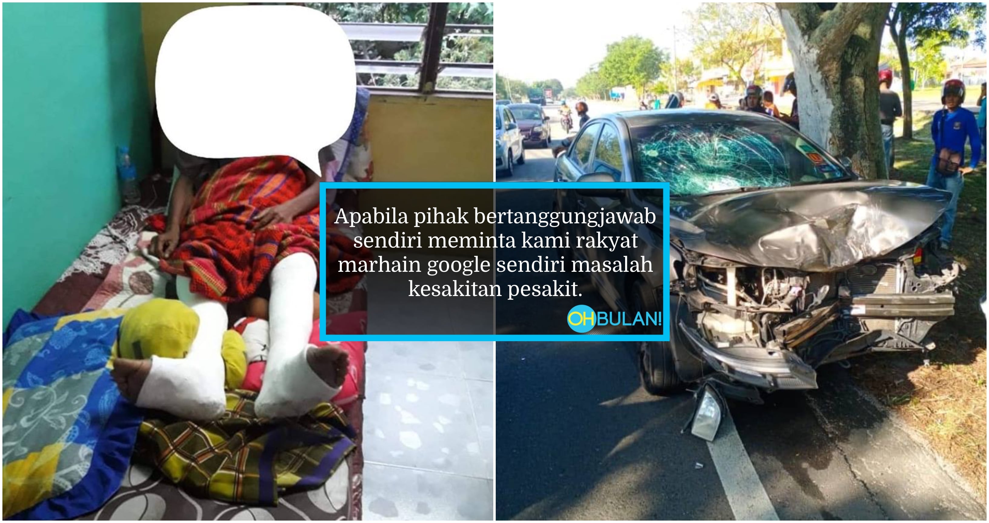 Diarah ‘Google’ Sendiri Sakit Apa, Mangsa Kemalangan Terkilan Layanan Hospital
