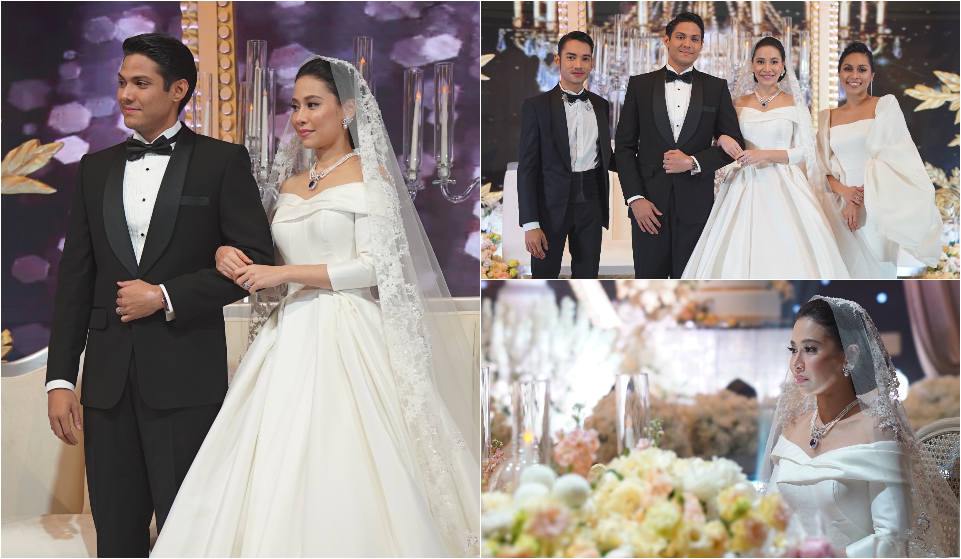 [FOTO] Persandingan Romantis Farah Nabilah & Suami, Bagai Pinang Dibelah Dua!