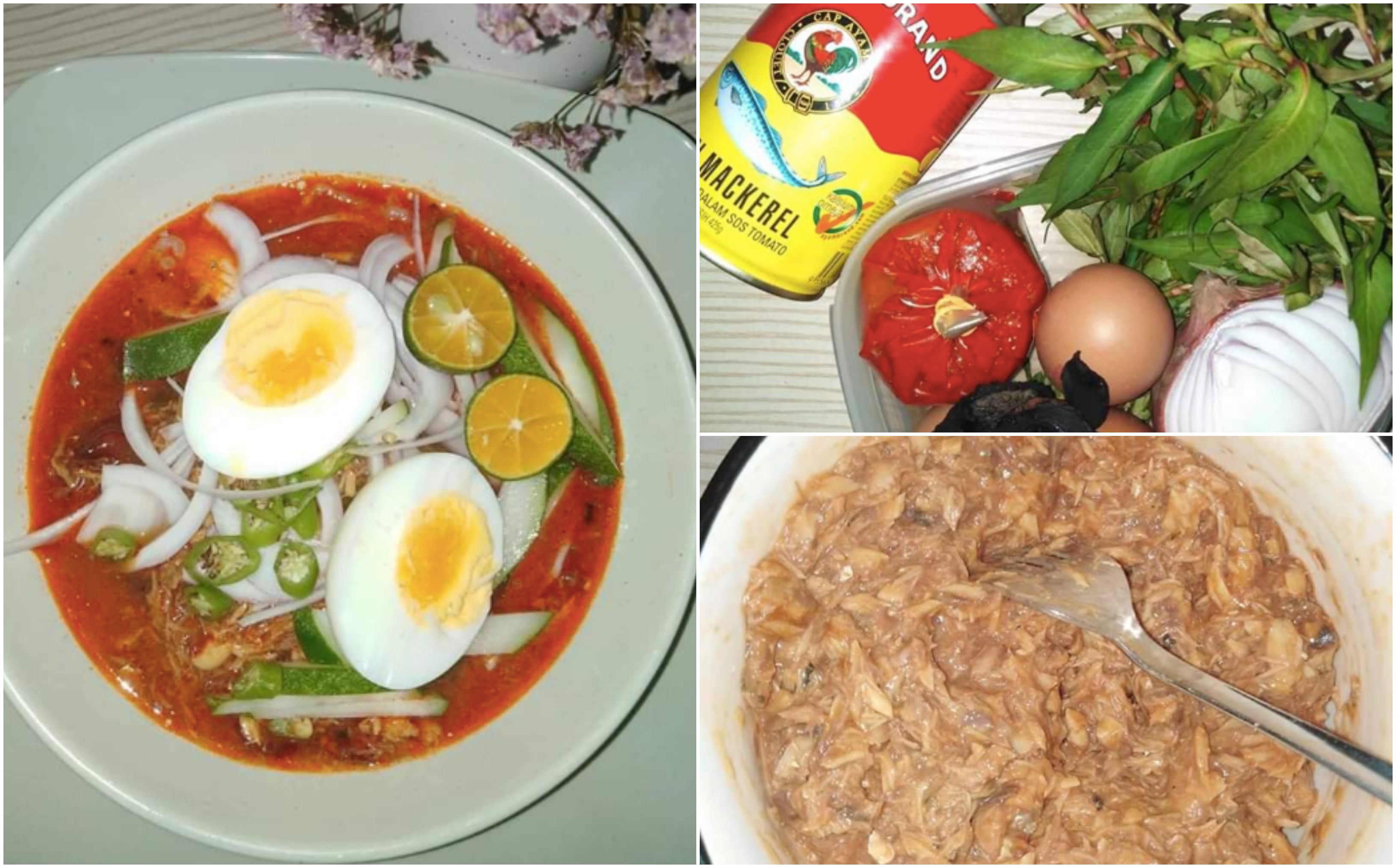 Resipi Laksa Kuah Sardin Sangat Ekspress & Sedap!