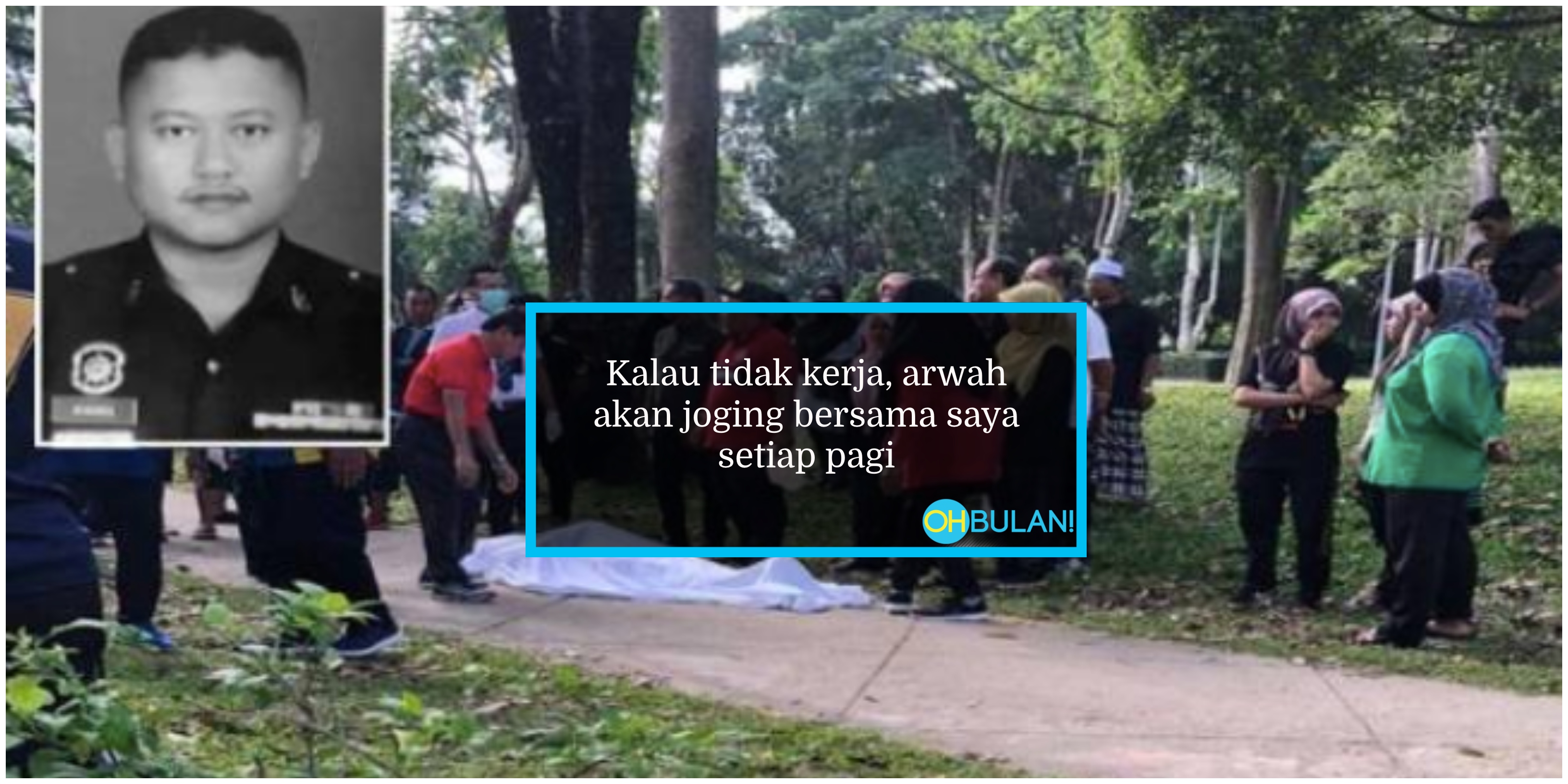 Anggota Polis Temui Ajal Ketika Jogging Beri ‘Hint’ Terakhir Buat Isteri