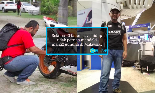 Dari Seorang Rider Kepada Seorang Hiker, Lelaki 43 Tahun Turun 