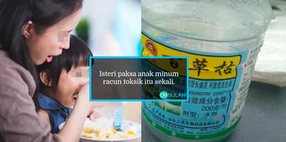 Tertekan Selalu Bergaduh Dengan Suami, Wanita Paksa Anak Minum Racun Sehingga Kritikal