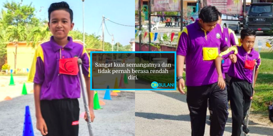 Kanser Bukan Penghalang, Pelajar Hilang Kaki Berjaya Menamatkan Larian Merentas Desa Sejauh 7KM