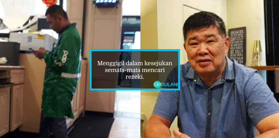 Sanggup Bergadai Nyawa Dalam Hujan Ribut, Uncle Kentang Terharu Lihat Usaha Rider GrabFood Ini