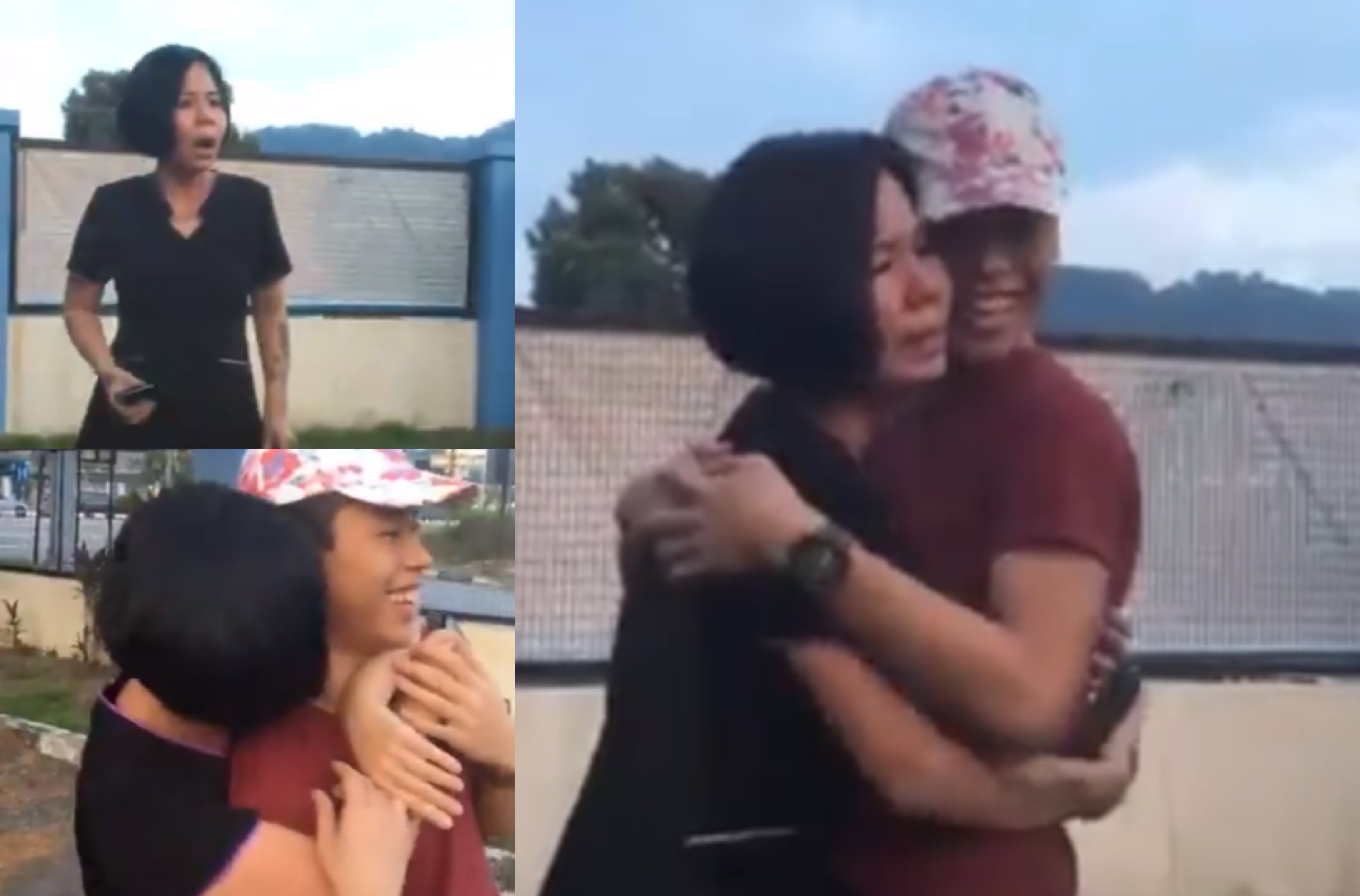 [VIDEO] Anak Buat Surprise, Redah 30 Jam Perjalanan Selepas 3 Tahun Tak Jumpa Ibu, Reaksi Wanita Ini Memang Win!