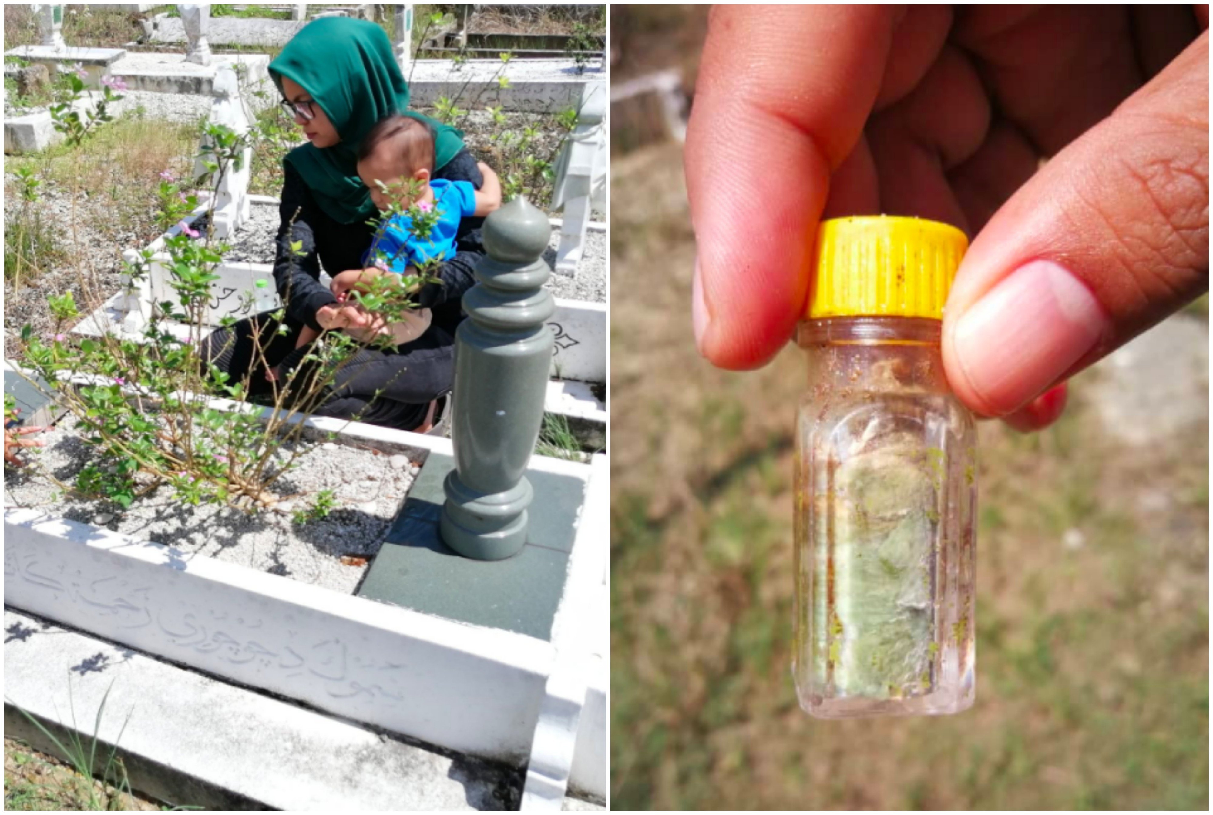 Jumpa Botol Kecil Misteri Di Kubur, Netizen ‘Warning’ Keras Jangan Buka, Atau…