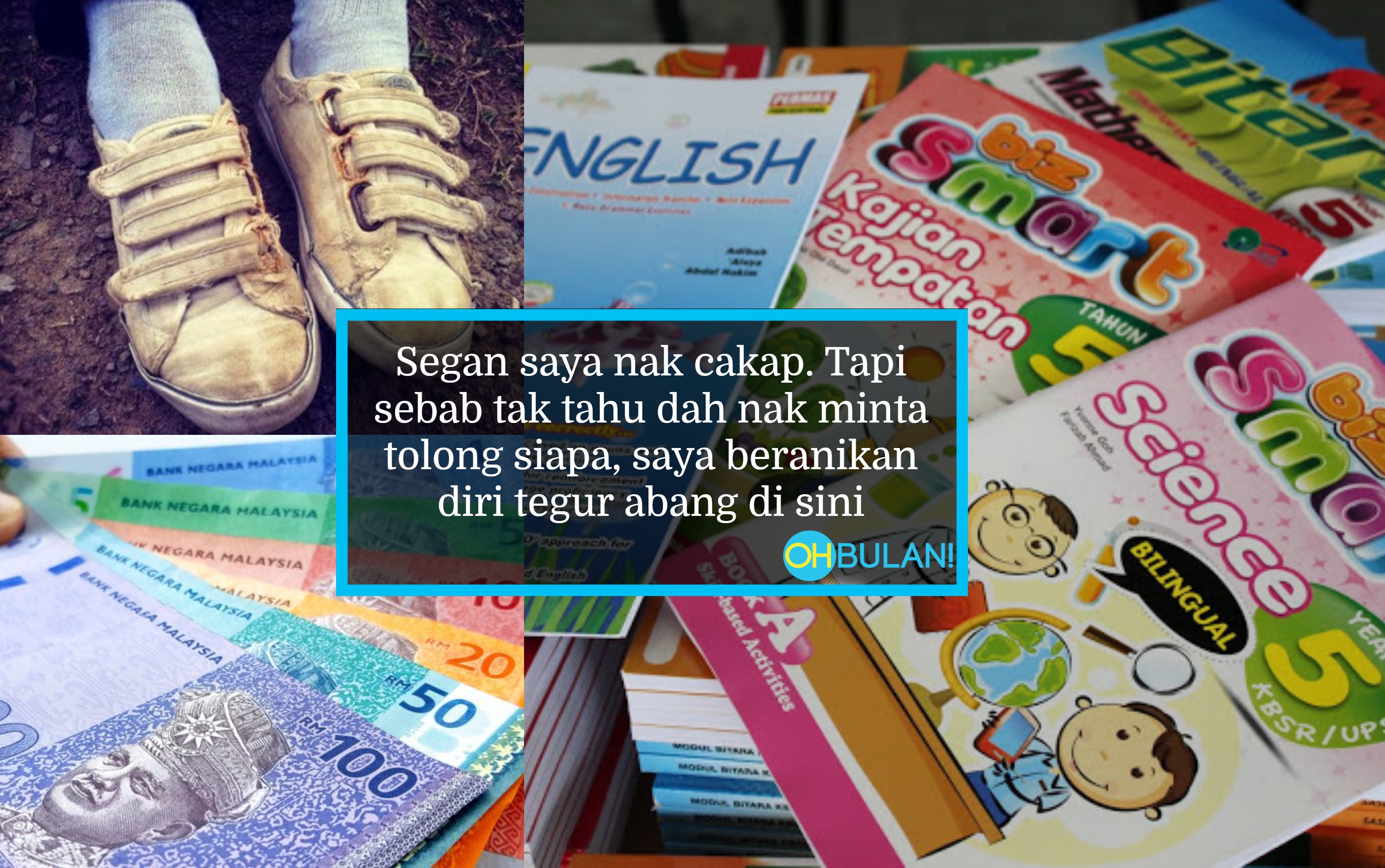 Bapa Terpaksa Tebalkan Muka Pinjam Duit RM30 Nak Beli Buku Sekolah Anak