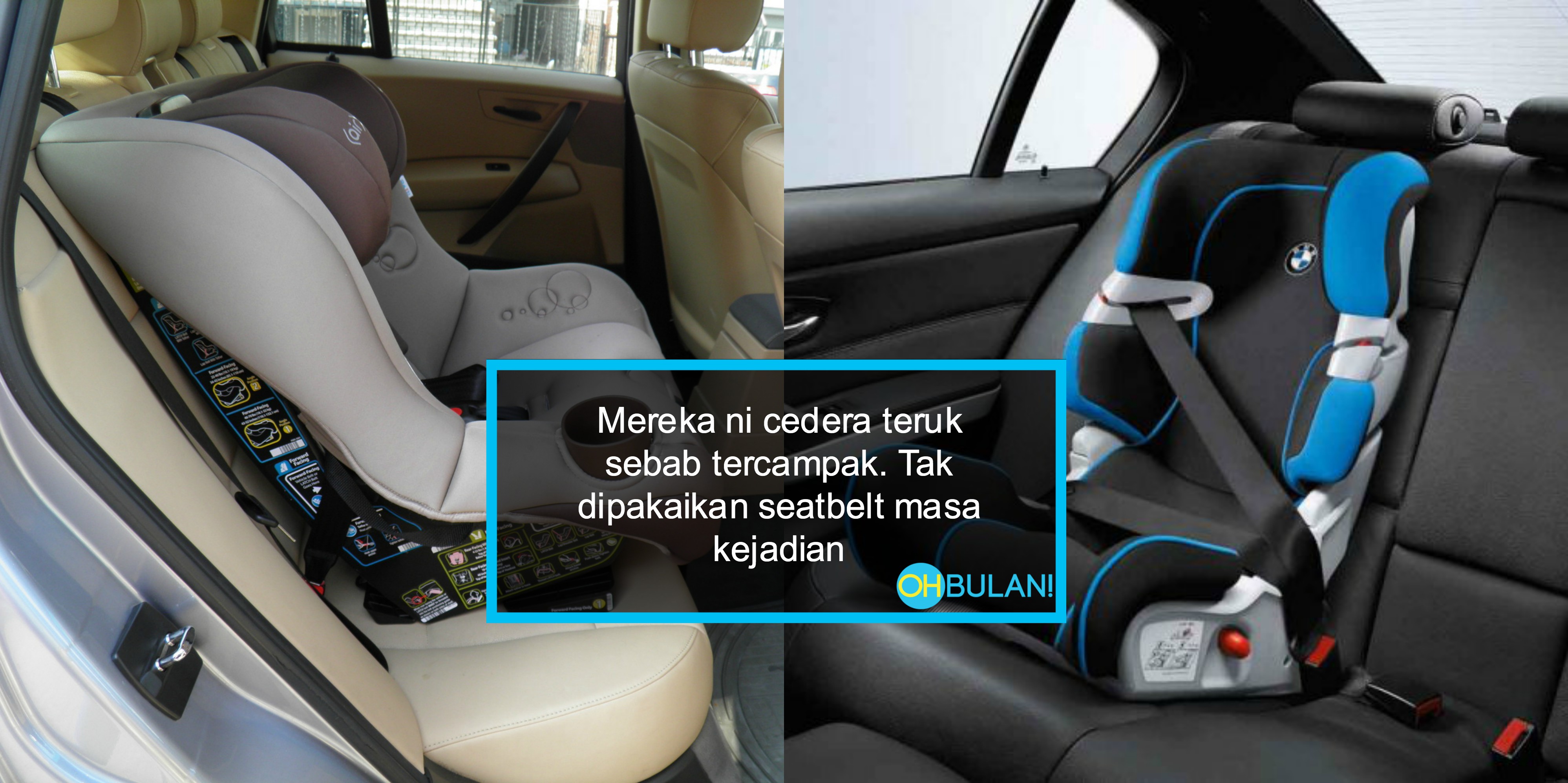 ‘Tulang Rusuk Patah Teruk, Dua-Dua Belah Paru-Paru Bocor’ – Bayi Tercampak Kerana Tiada Car Seat