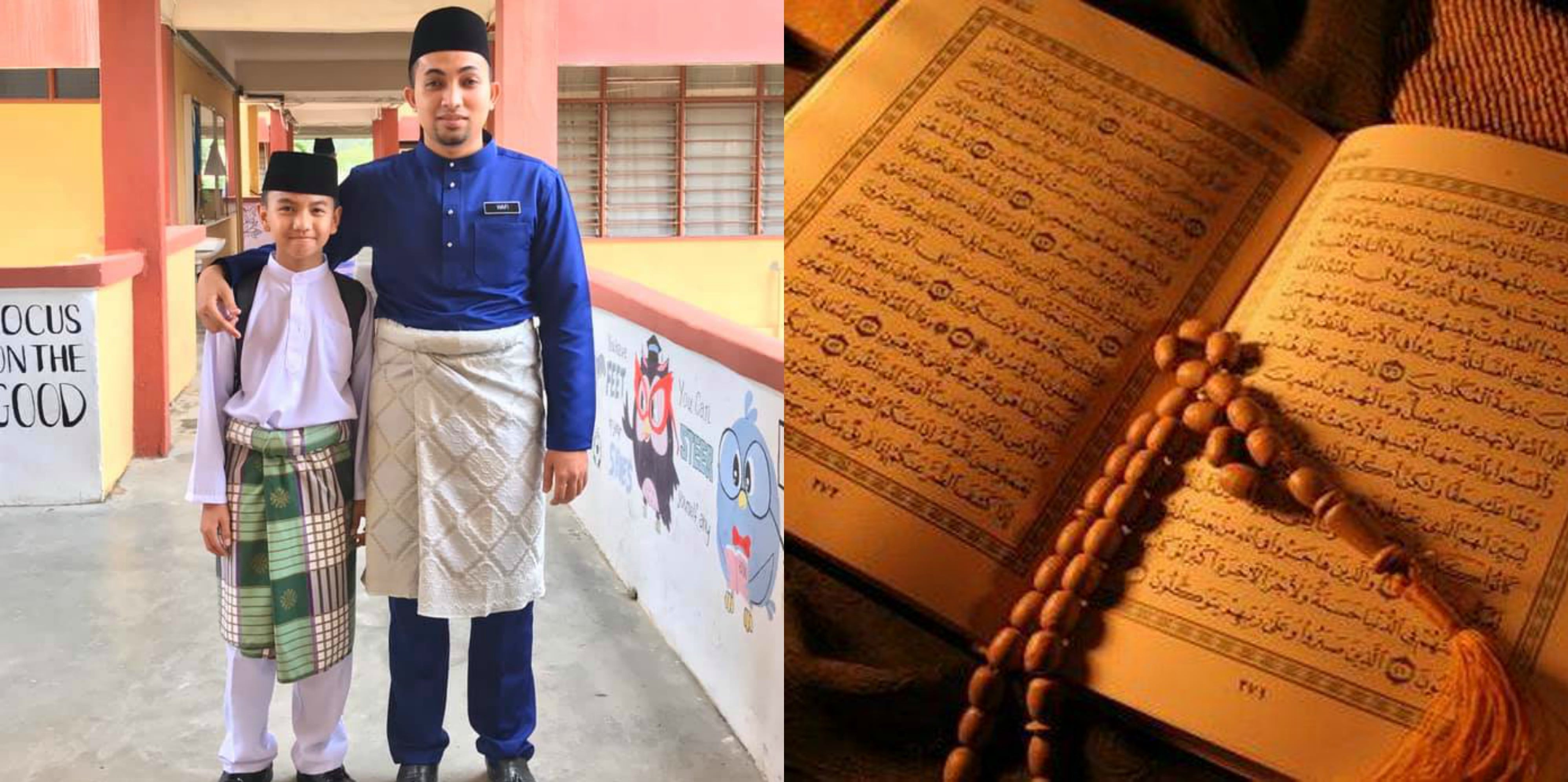 Anak Baru Tingkatan 1 Tapi Dah Hafal 27 Juzuk Al-Quran, Didikan Bapa Ini Perlu Dijadikan Contoh