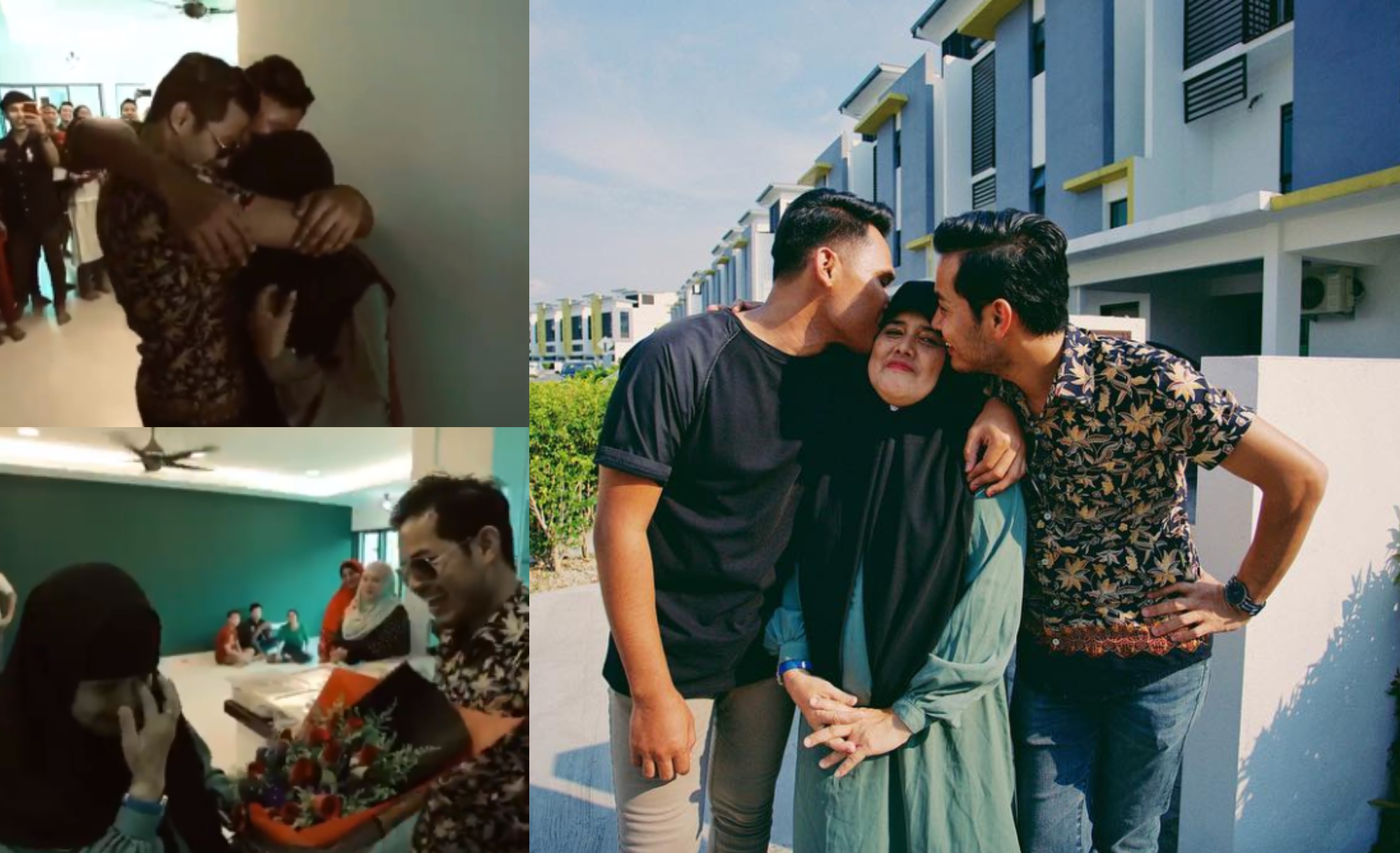 [VIDEO] Tak Dapat Tahan Sebak, Ibu Syafie Naswip Menangis Dapat Hadiah Rumah