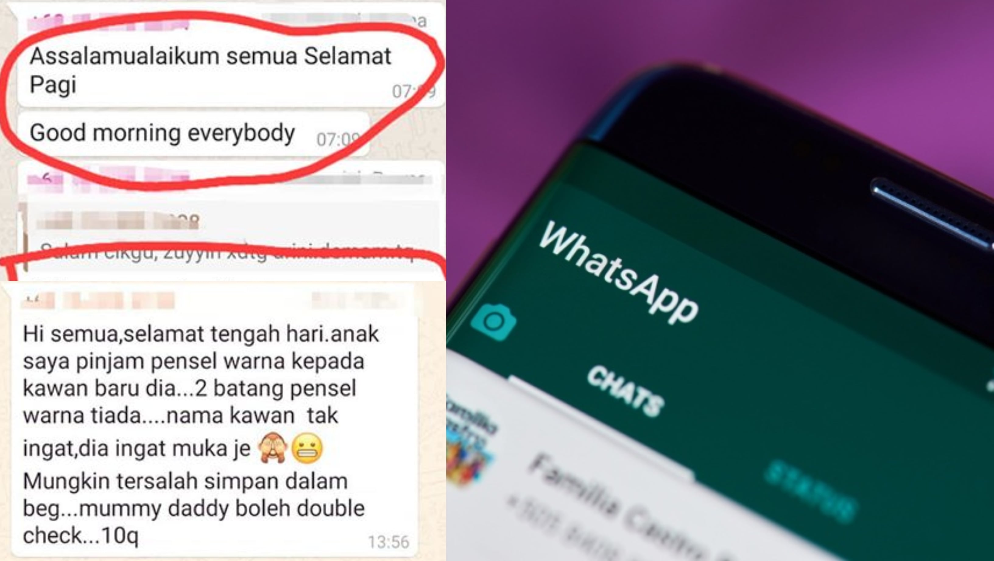 Wish Good Morning, Kerap Mengadu, Gelagat Ibu Dalam Group Whatsapp Sekolah Anak Undang Cemas