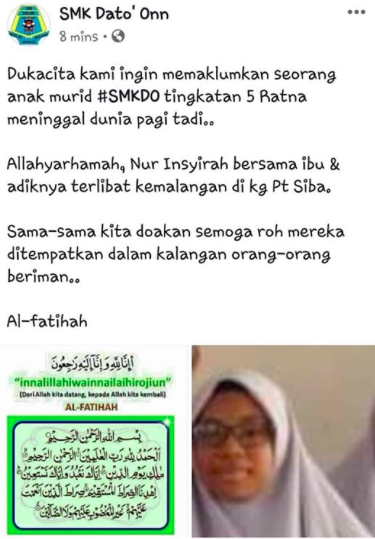 renungan kejadian 2 8 17 Kasih Ibu Hingga ke Syurga 3 Beranak Maut Dihempap Pokok 