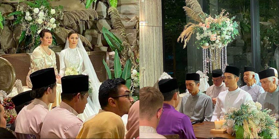 [FOTO] Bagai Merpati Dua Sejoli, Zahirah Macwilson & Aiman Hakim Selamat Diijabkabul