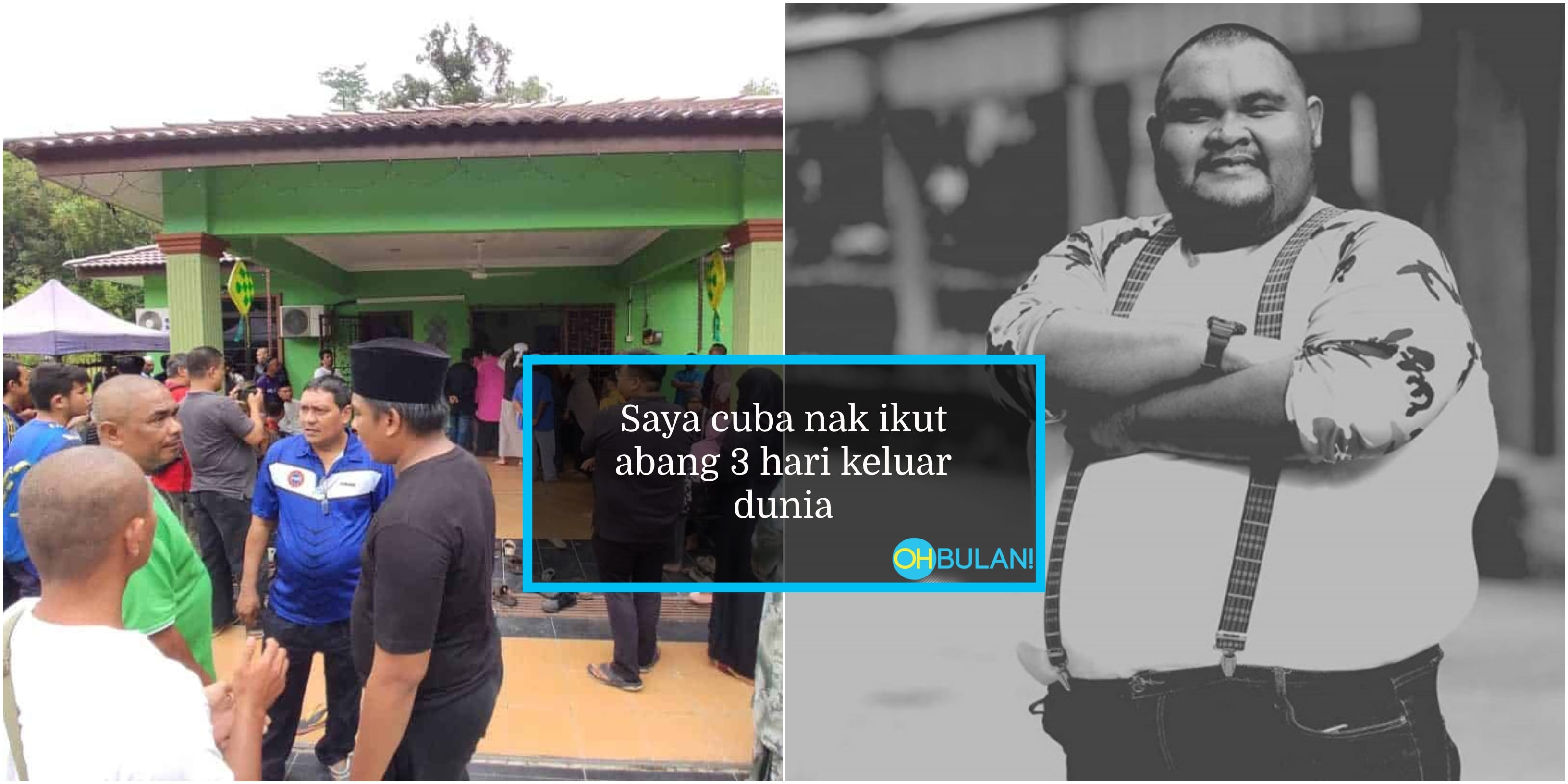 Pernah Beritahu Nak ‘Keluar’ 3 Hari Antara Hajat Terakhir Arwah Abam