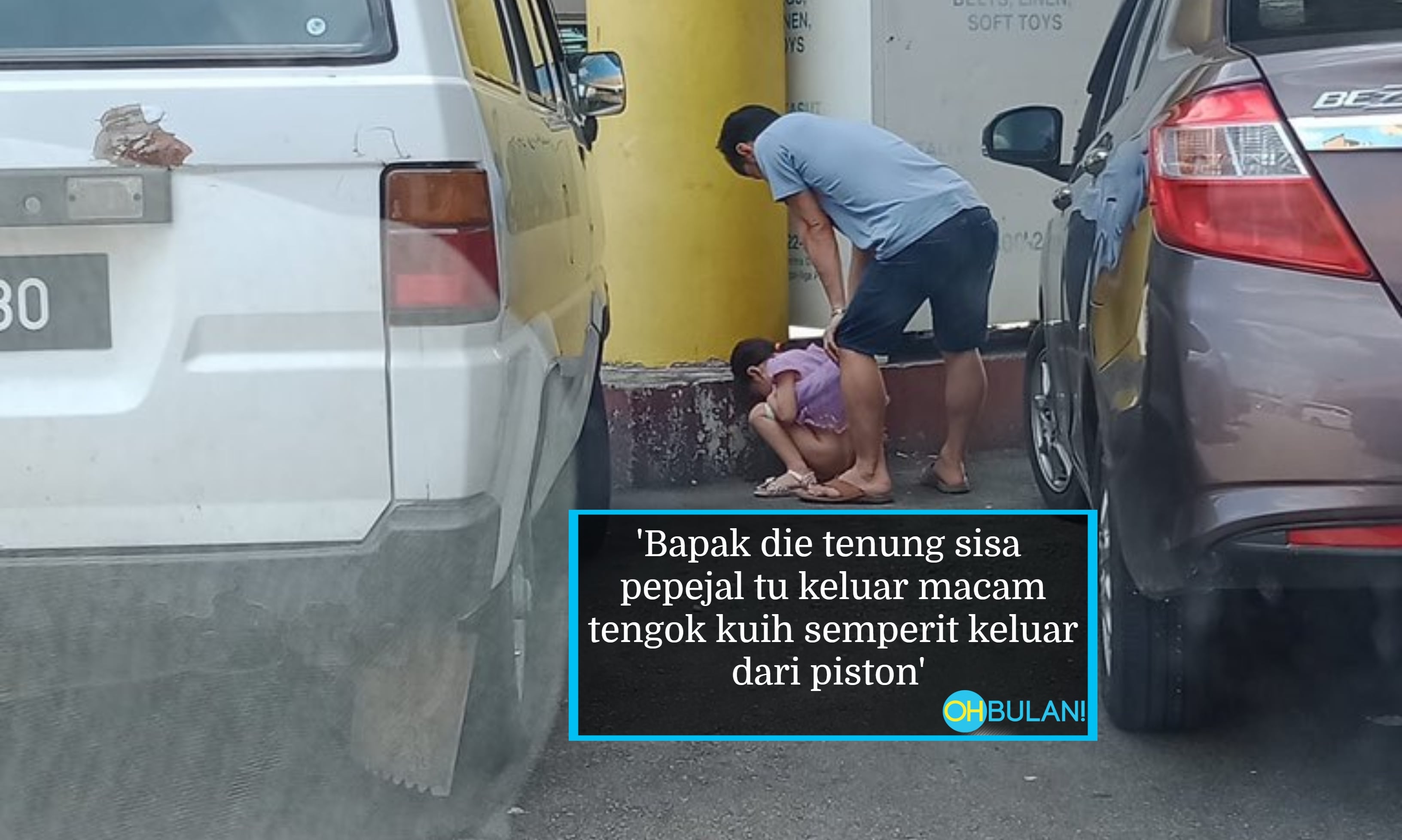 ‘Dah Macam Binatang Berak Merata’ – Bapa Buat Dek Je Tengok Anak Berak Tepi Tiang