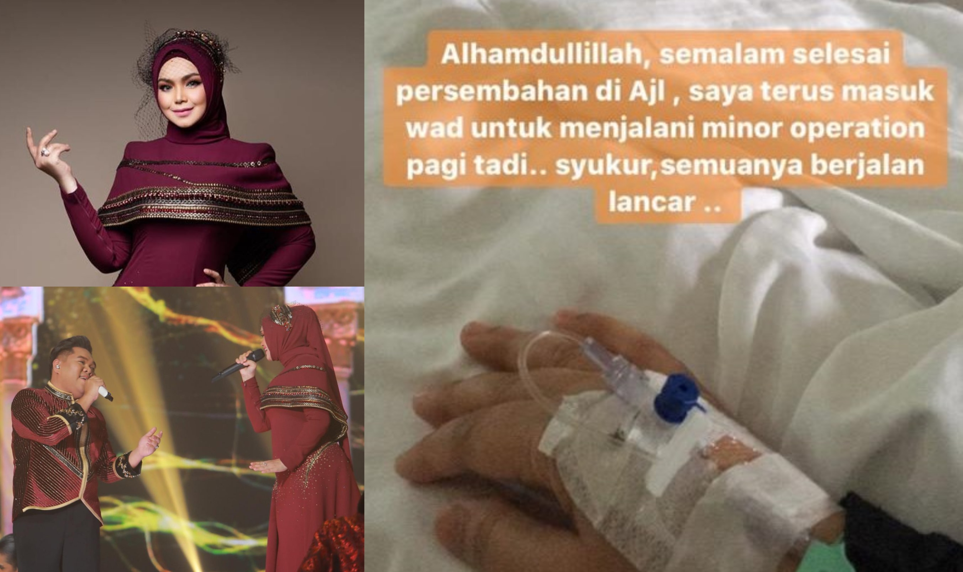 Lepas Buat Kejutan Muncul Di Pentas AJL, Siti Nurhaliza Dimasukkan Ke Wad Jalani Pembedahan