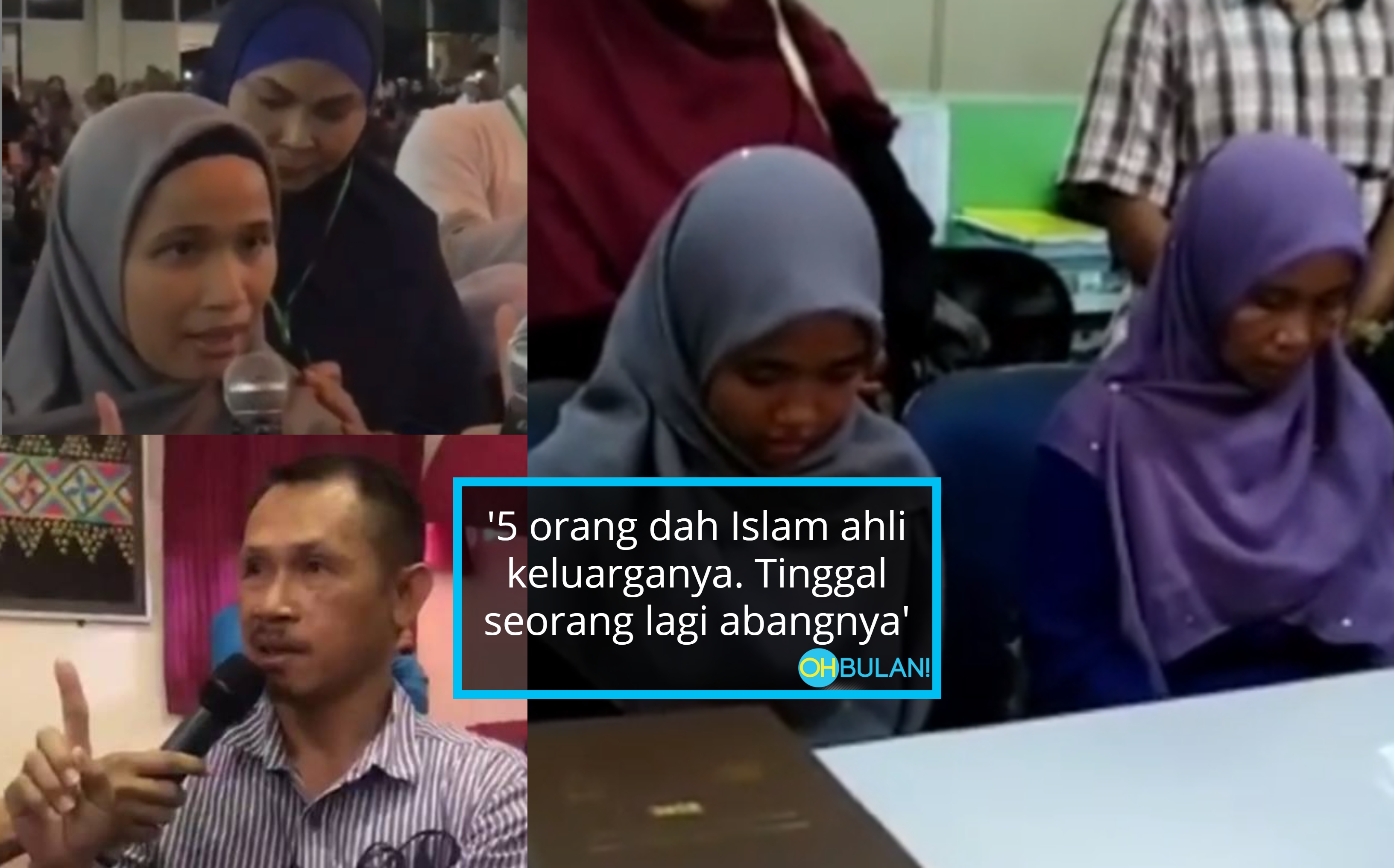 [VIDEO] Keluarga Terima Hidayah Peluk Islam, Lafaz Dua Kalimah Syahadah Undang Sebak