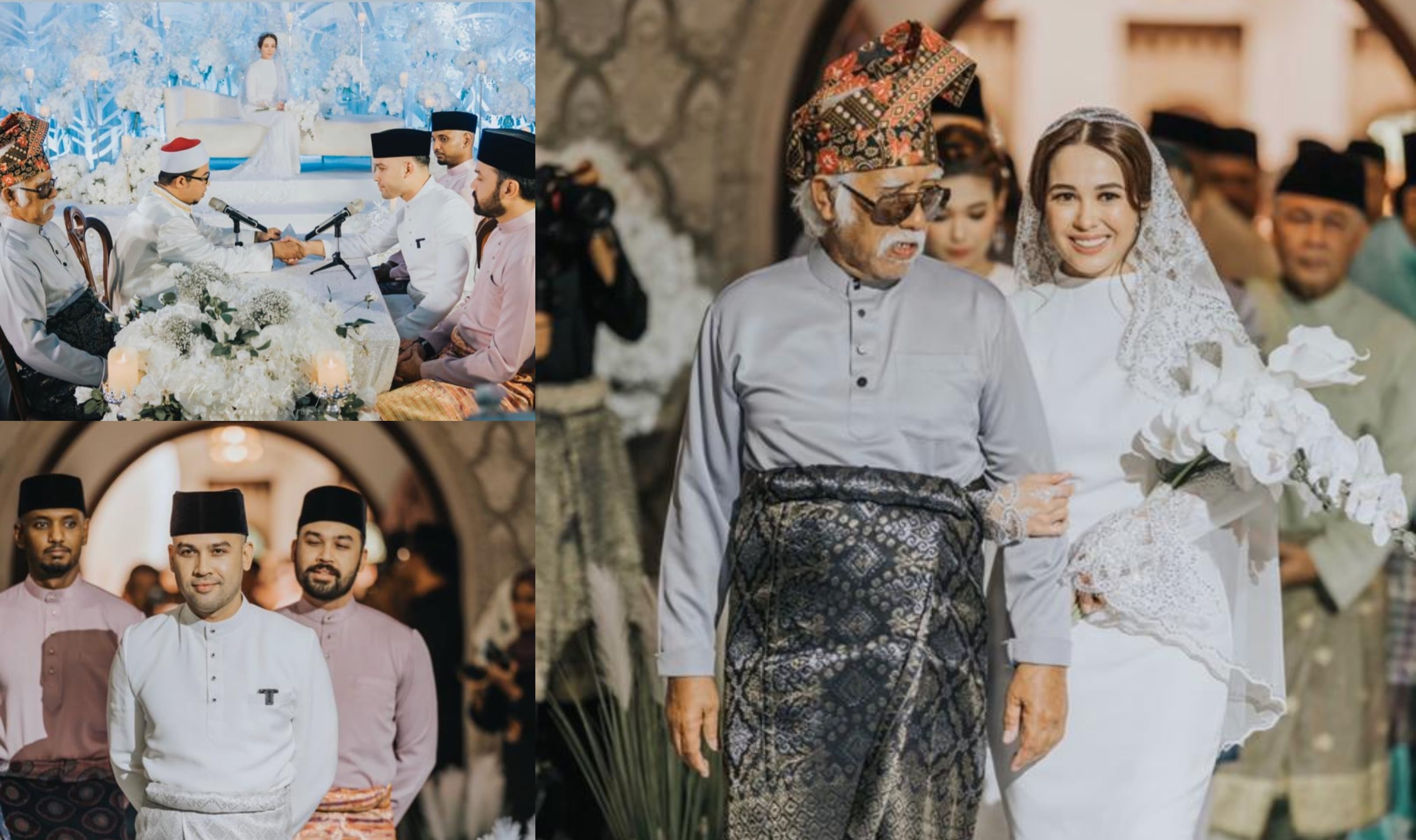 Bagai Pinang Dibelah Dua, Ini Foto Rasmi Sekitar Majlis Pernikahan Emma Maembong