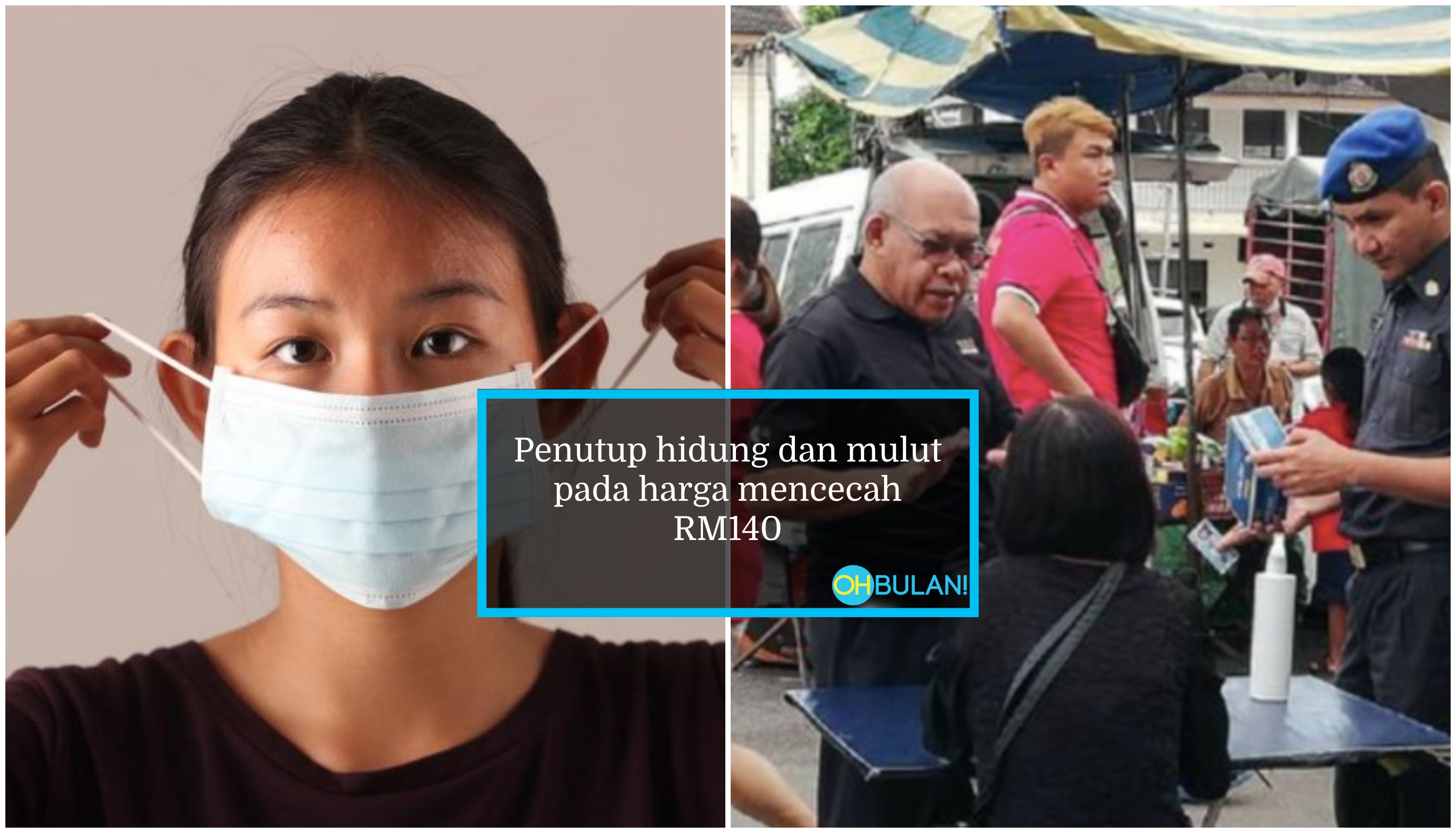 Peniaga Jual ‘Mask’ Pada Harga Tak Masuk Akal Akan Dikenakan Tindakan