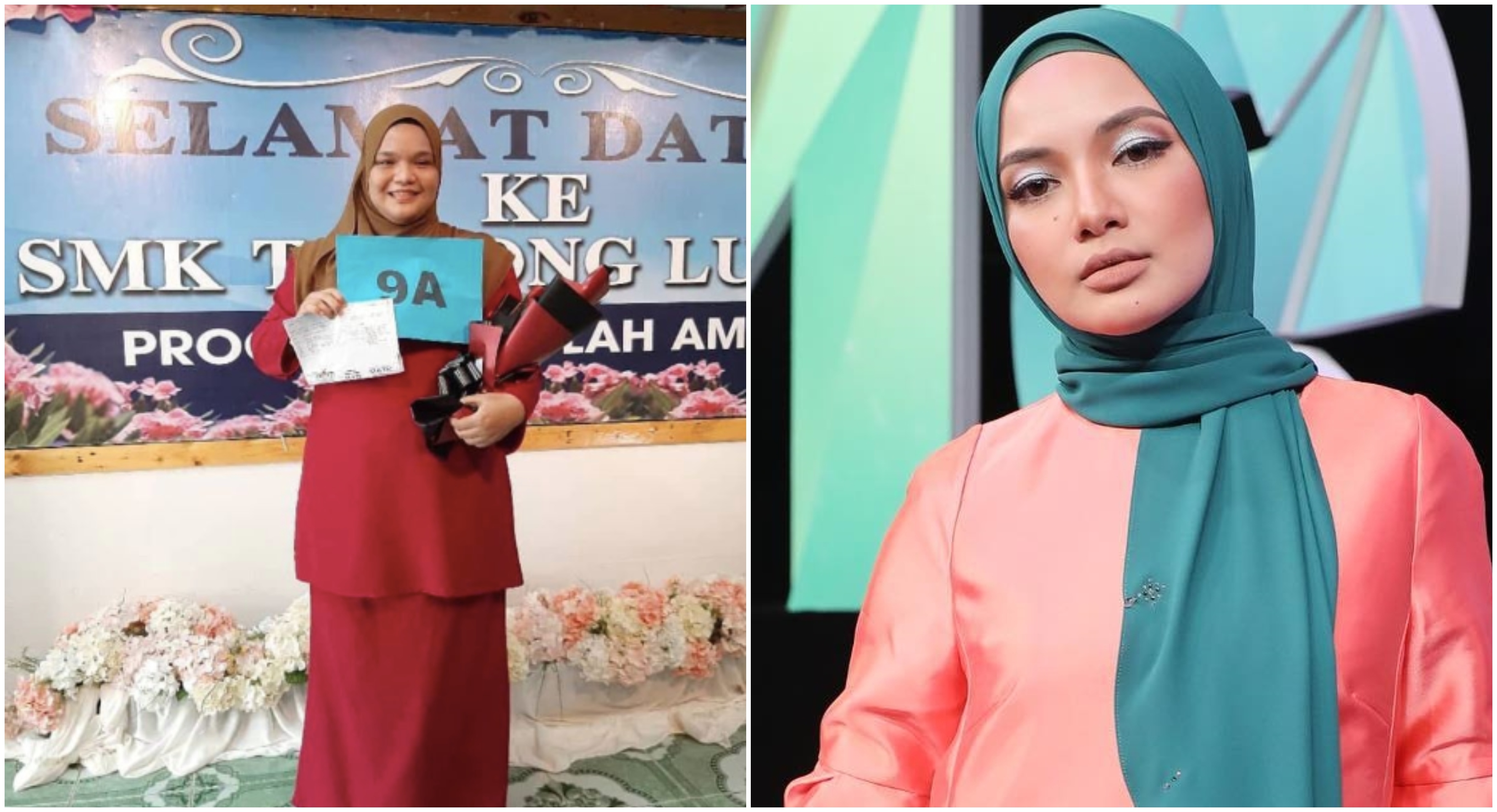 Diuji Pemergian Ayah Ketika Exam, Anak Yatim Piatu Cemerlang SPM Raih Perhatian Neelofa