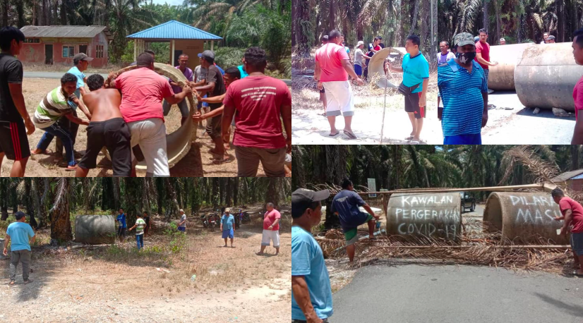 Covid-19: Orang Asli ‘Tutup’ Kampung, Buat Roadblock Di Pintu Masuk