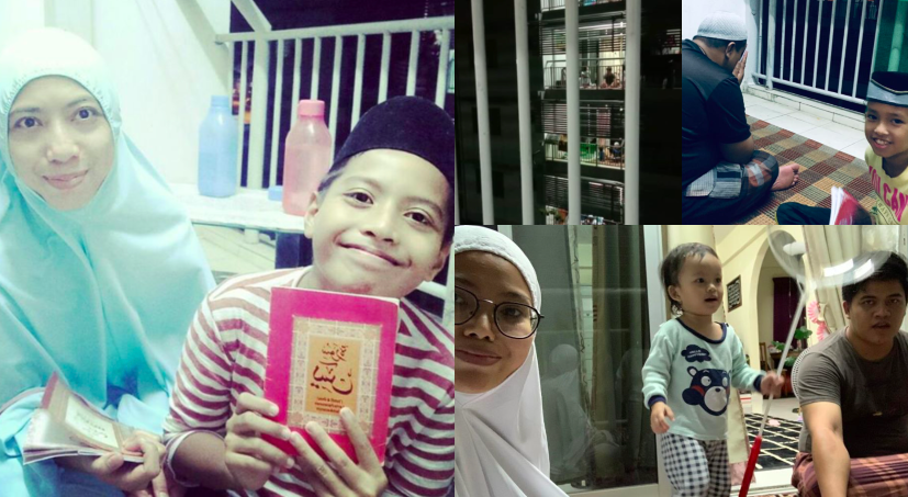 Covid 19: Penduduk Kuarters Polis Trafik Kulim Buat Bacaan Yaasin Dari Balkoni Rumah
