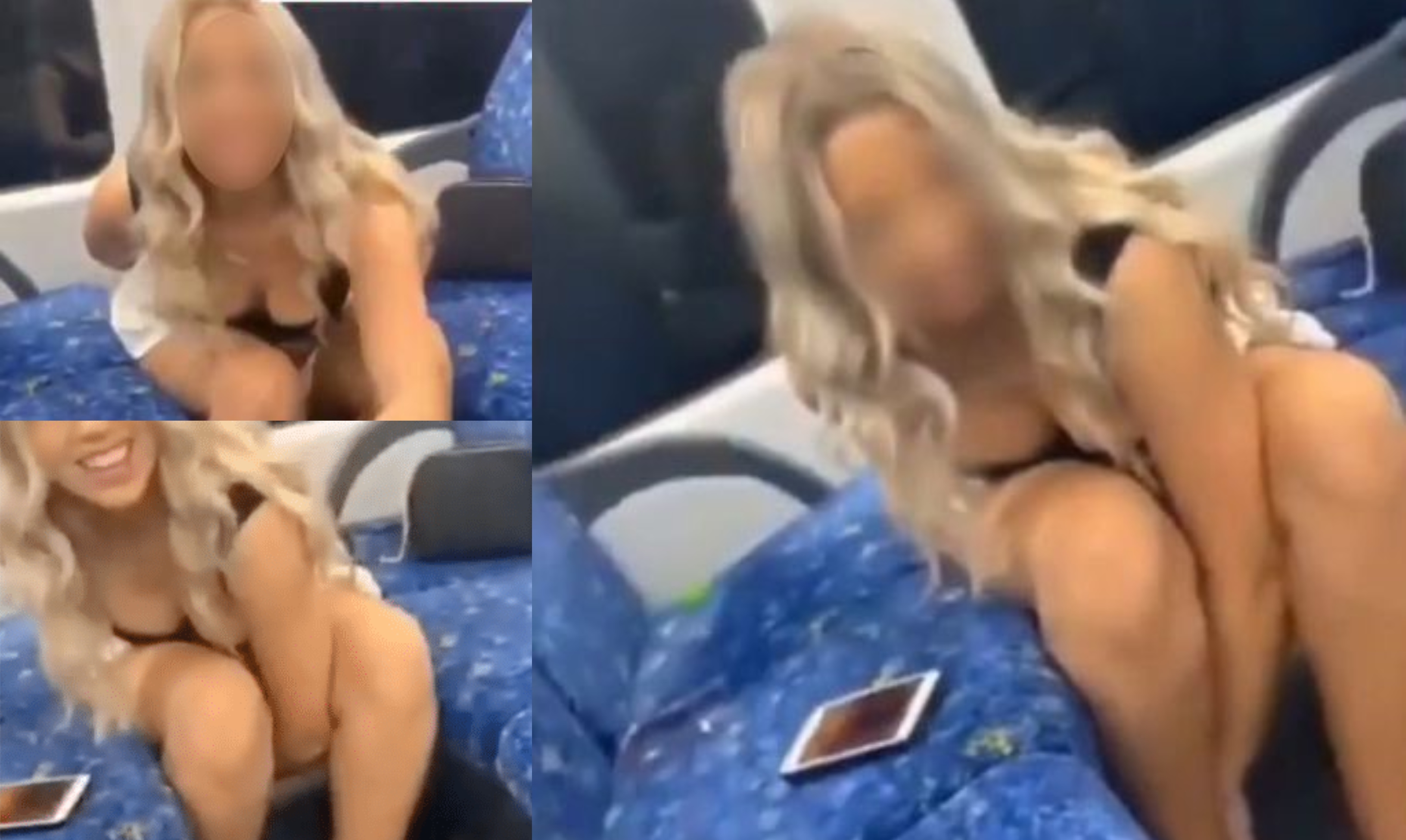 [VIDEO] ‘Minah Saleh’ Selamba Kencing Dalam Keretapi, Tadah Guna Tangan & Sapu Air Kencing Pada Kerusi