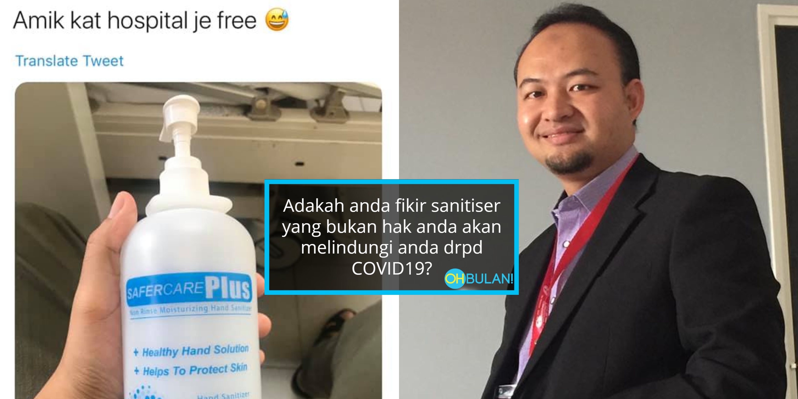 Doktor Kecewa Banyak Sanitiser Hospital Dicuri Pesakit, Pelawat