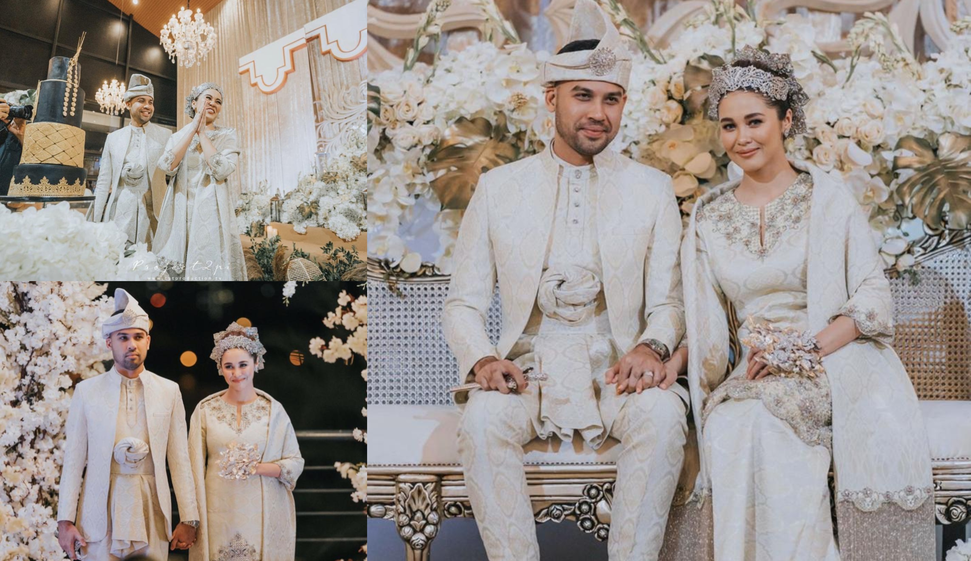 [FOTO] Sekitar Majlis Malam Gemala Sari Emma Maembong & Suami, Kacak Persis Raja Melayu