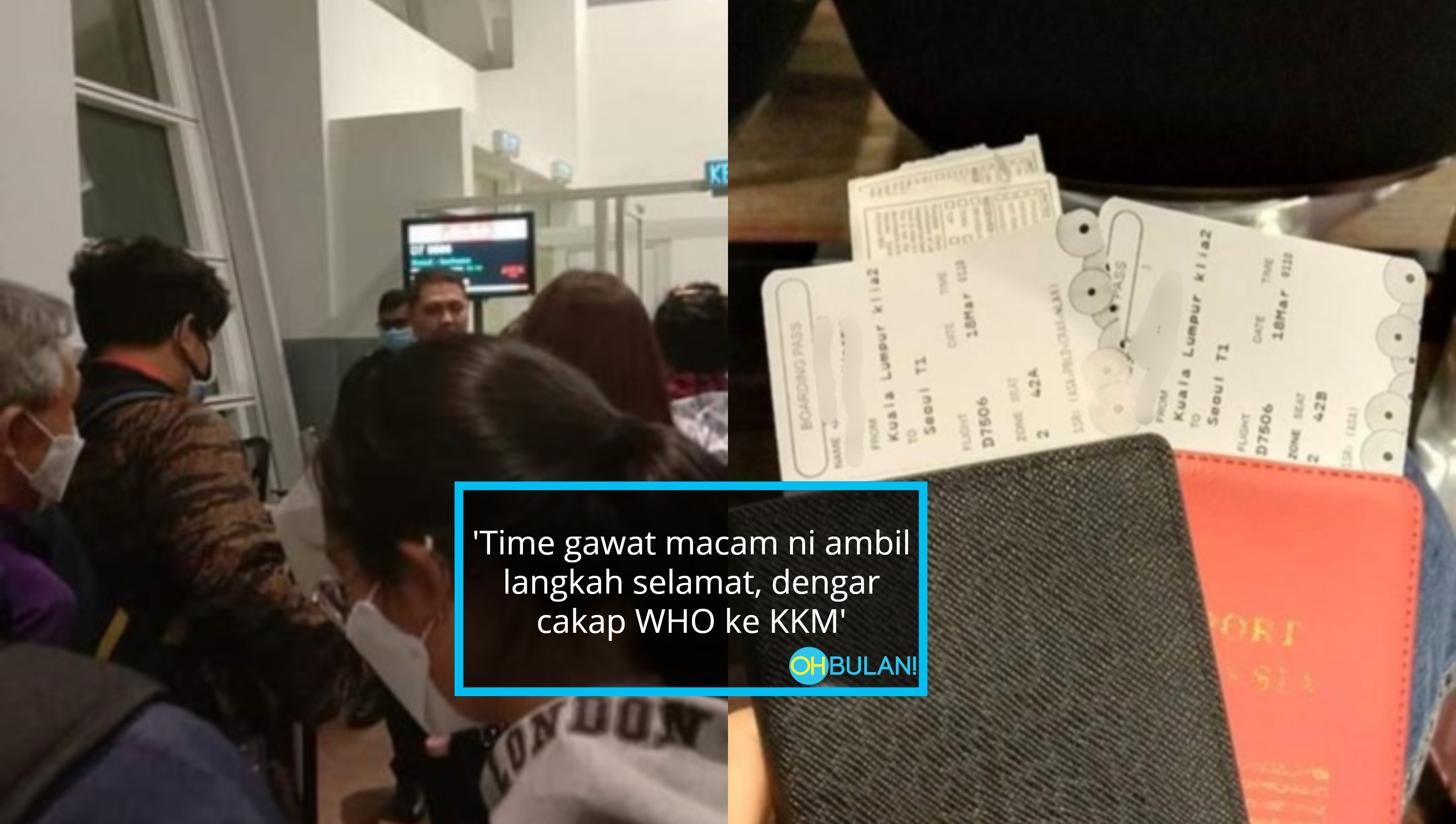 Walaupun Kes Covid-19 Makin Teruk, Masih Ada Rakyat Malaysia Bangga Tayang Tiket Flight