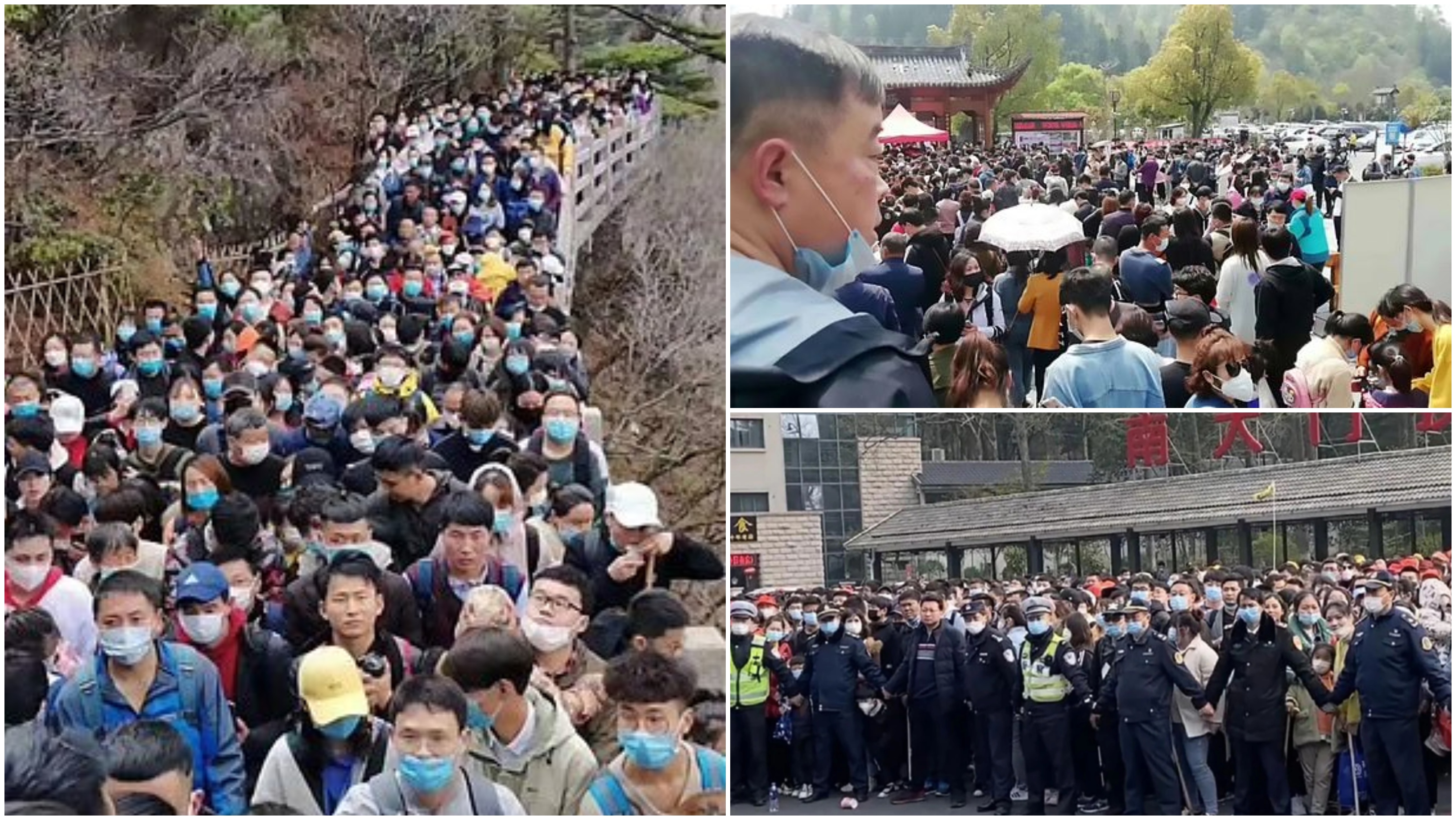 Rakyat China Mula Bercuti Selepas ‘Bebas’ Covid-19, 20 Ribu Orang Serbu Gunung Huangshan!