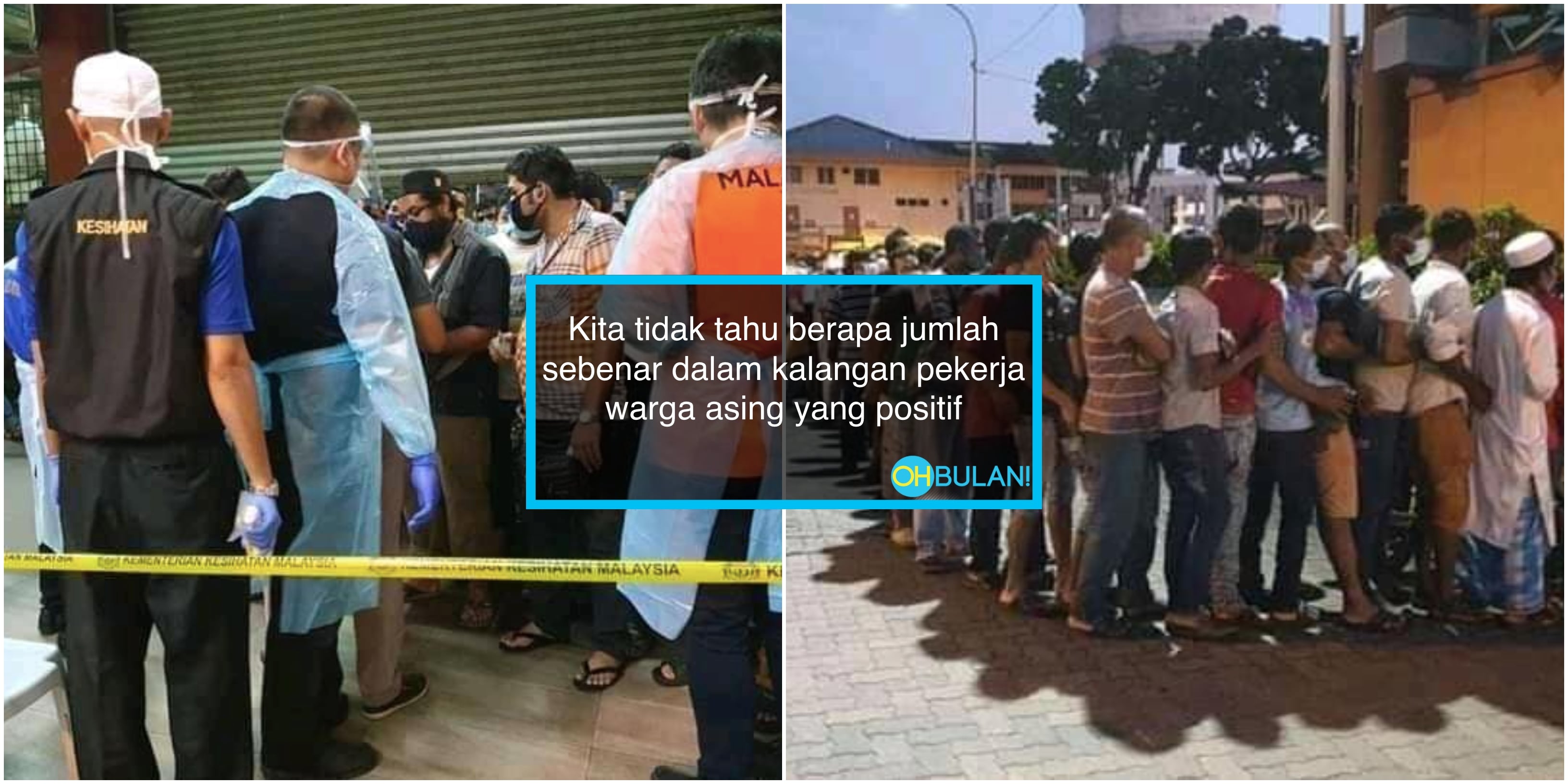 Etnik Rohingya Jalani Pemeriksaan Di Pasar Borong Selayang Positif Covid-19