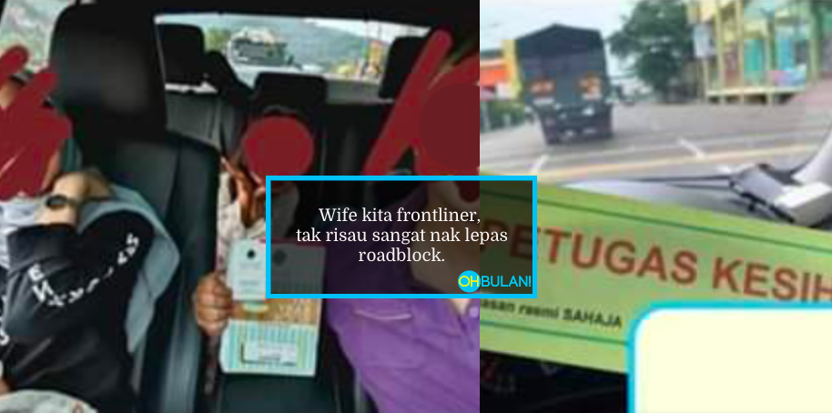 Bangga Menipu Polis Untuk Lepas Roadblock PKP