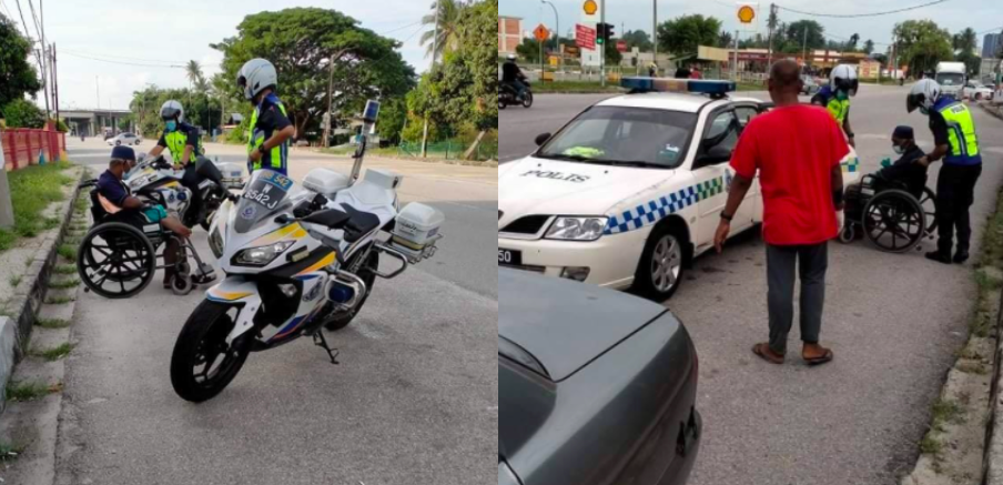Mujur Ada Polis Yang Tolong