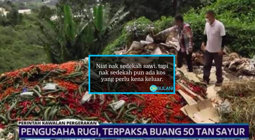 ‘Kenapa Tak Sedekah?’ – Viral 50 Tan Sayur Dibuang, Lelaki Ini Beri Pandangan Dari Sudut Petani