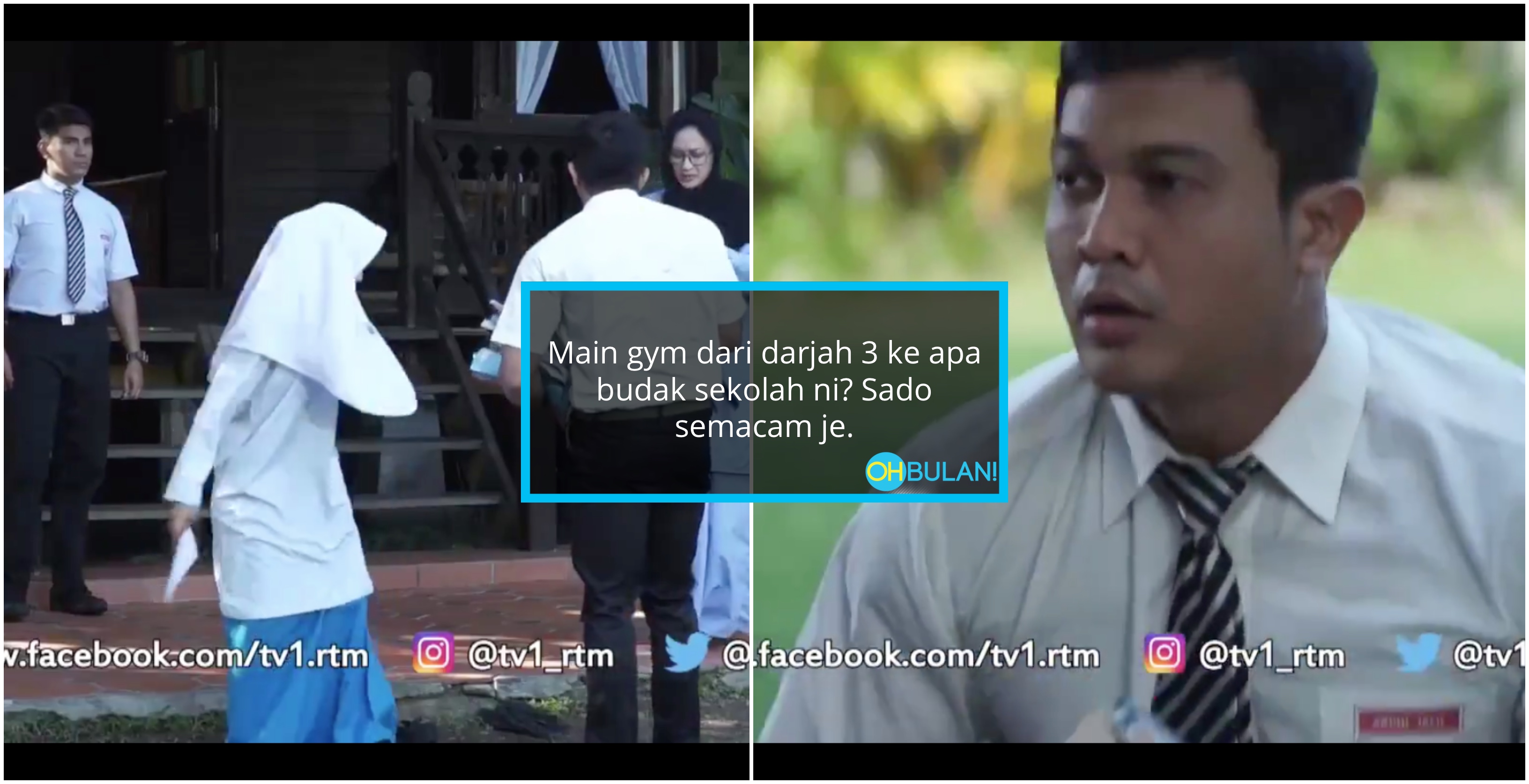 ‘Main Gym Dari Darjah 3 Ke?’ – Netizen Geli Hati Tonton Watak ‘Budak Sekolah’ Drama Ini
