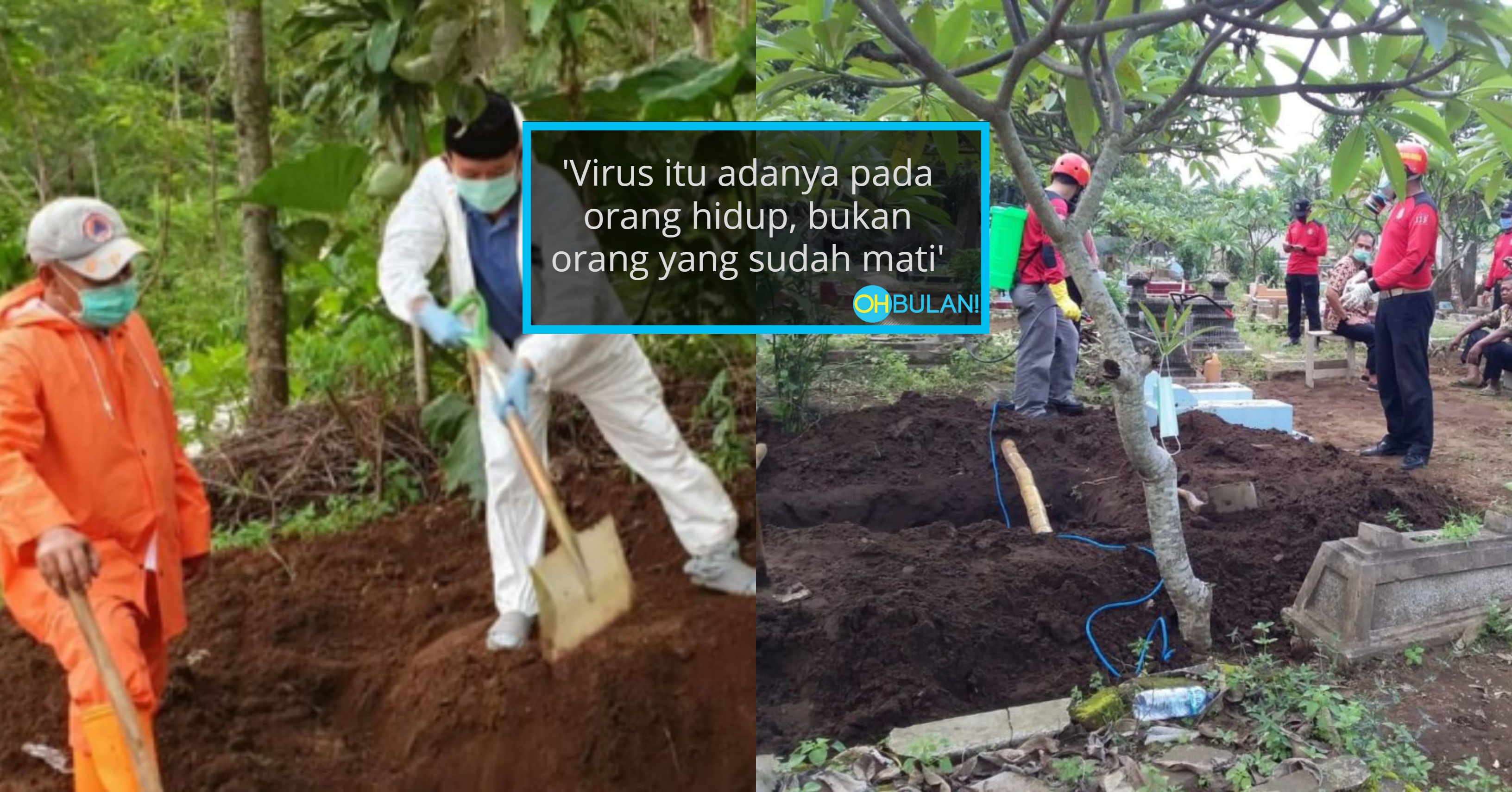 [VIDEO] Penduduk Naik Hantu Baling Batu Pada Petugas Ambulans, Kubur Pesakit Covid-19 Terpaksa Digali Semula