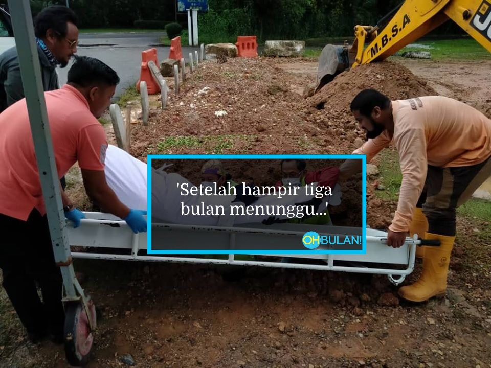 Hujan Tiba-Tiba Berhenti, Lelaki Kongsi Perjalanan Terakhir Jenazah Mualaf Tiada Waris